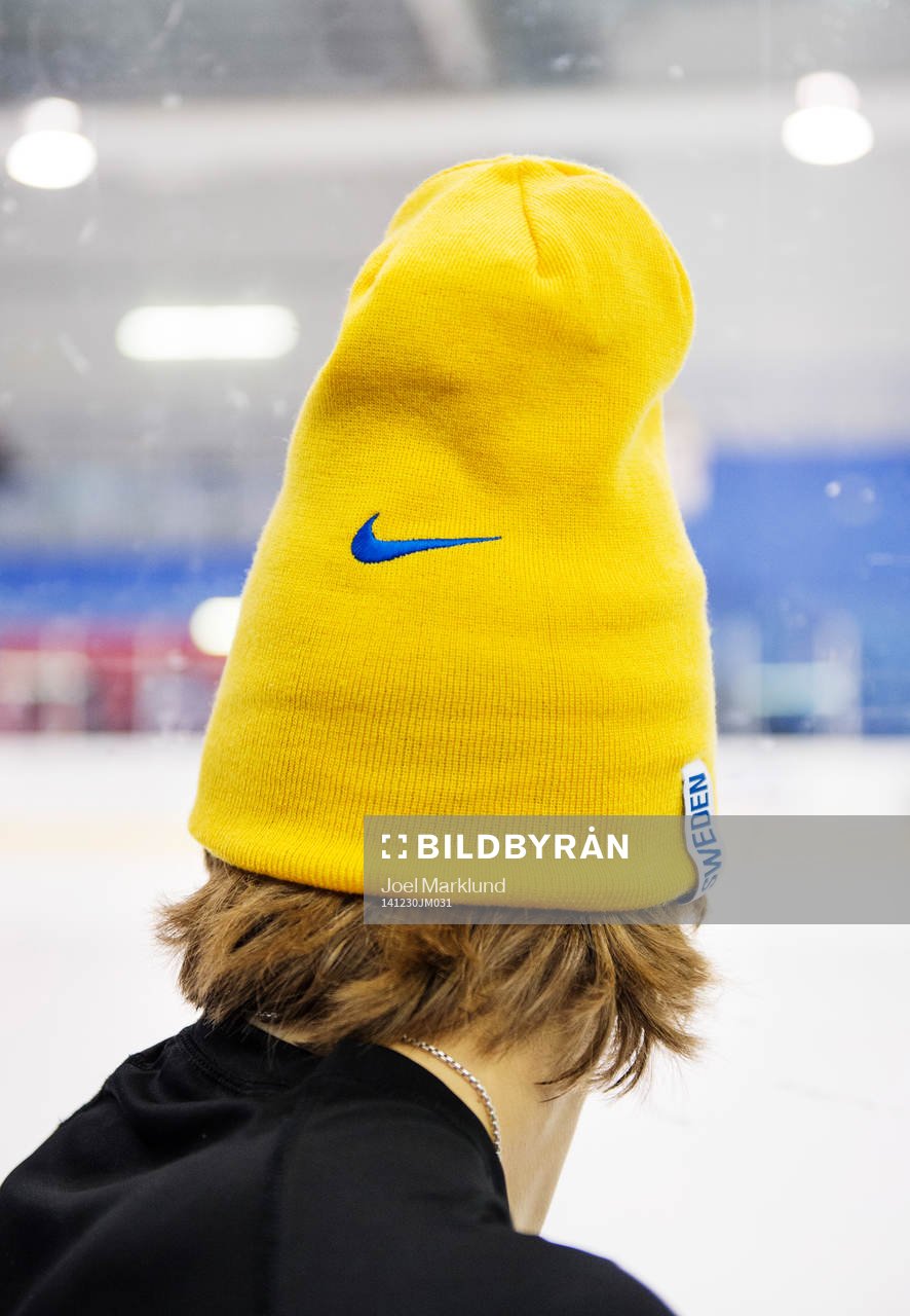 William Nylander tittar ut över isen