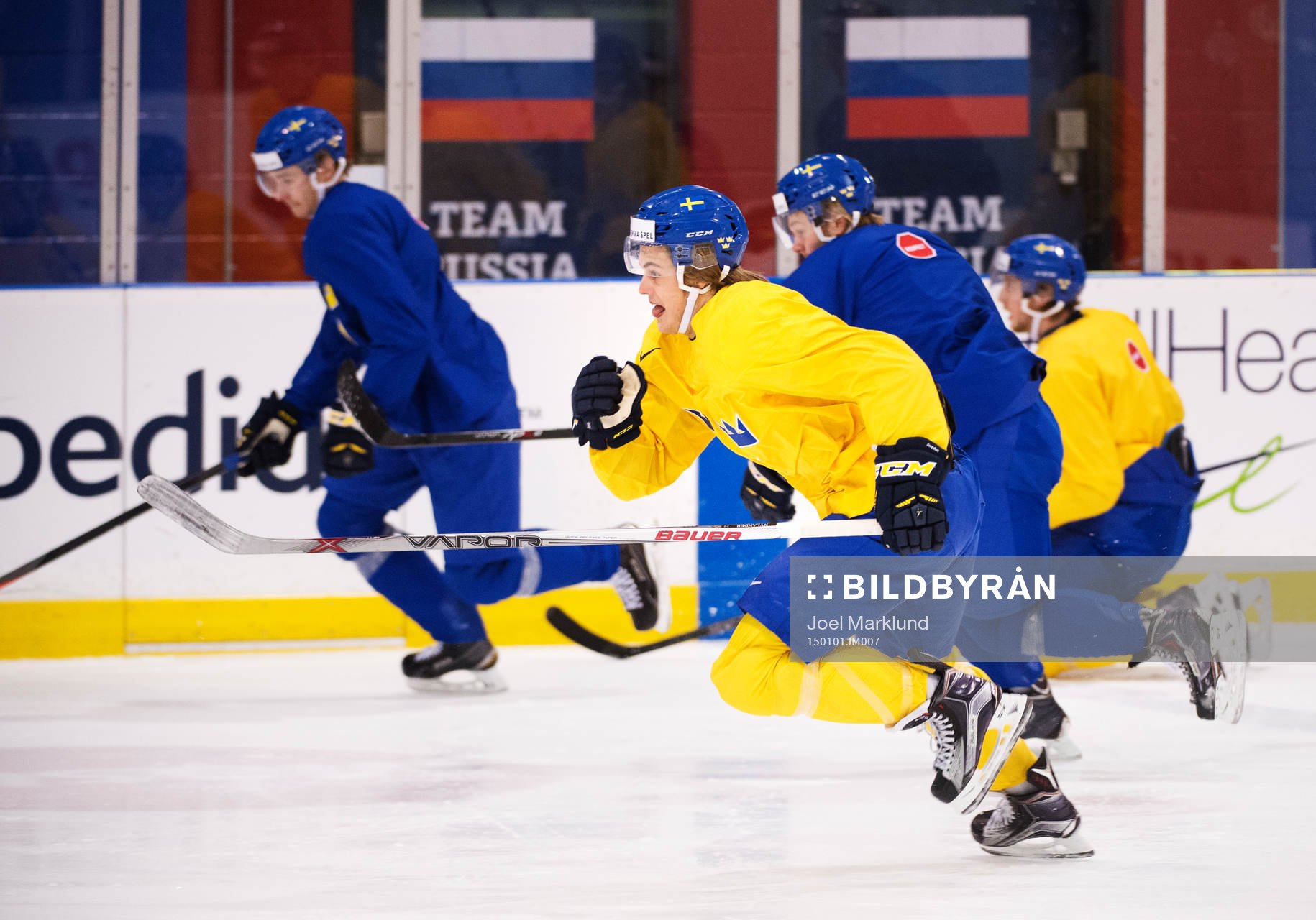 William Nylander på Sveriges träning