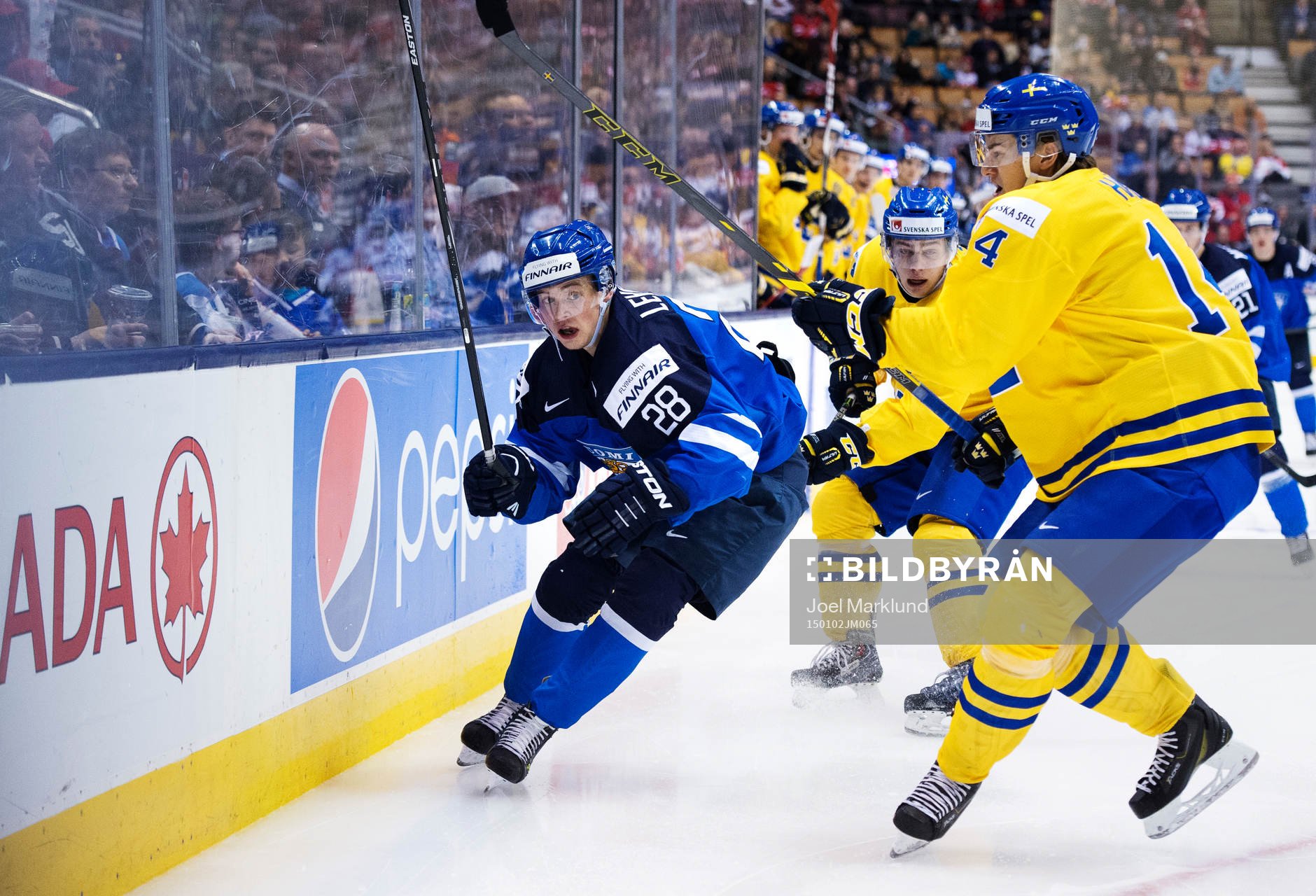 Finlands Artturi Lehkonen och Sveriges Robert Hägg i