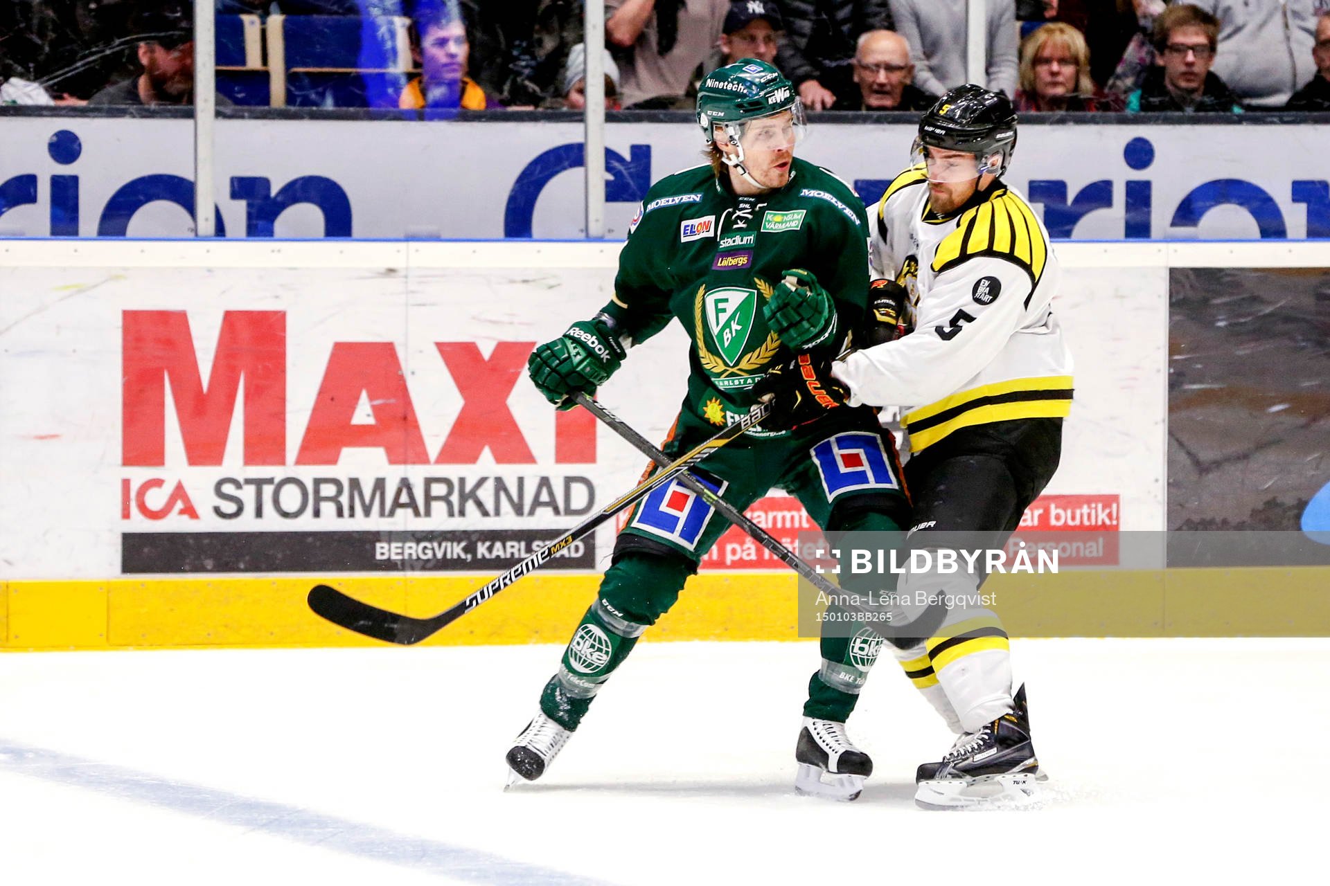 Färjestads Anssi Salmela och Brynäs Lukas Kilström