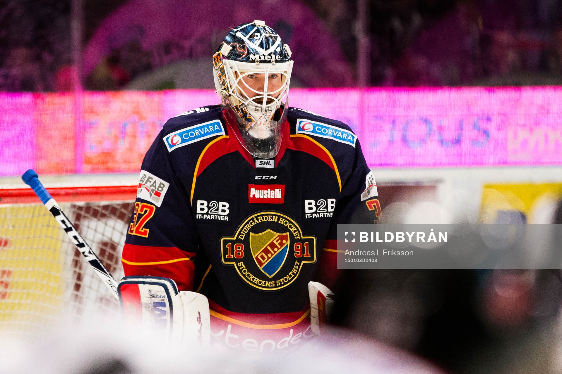 Djurgårdens målvakt Mikael Tellqvist