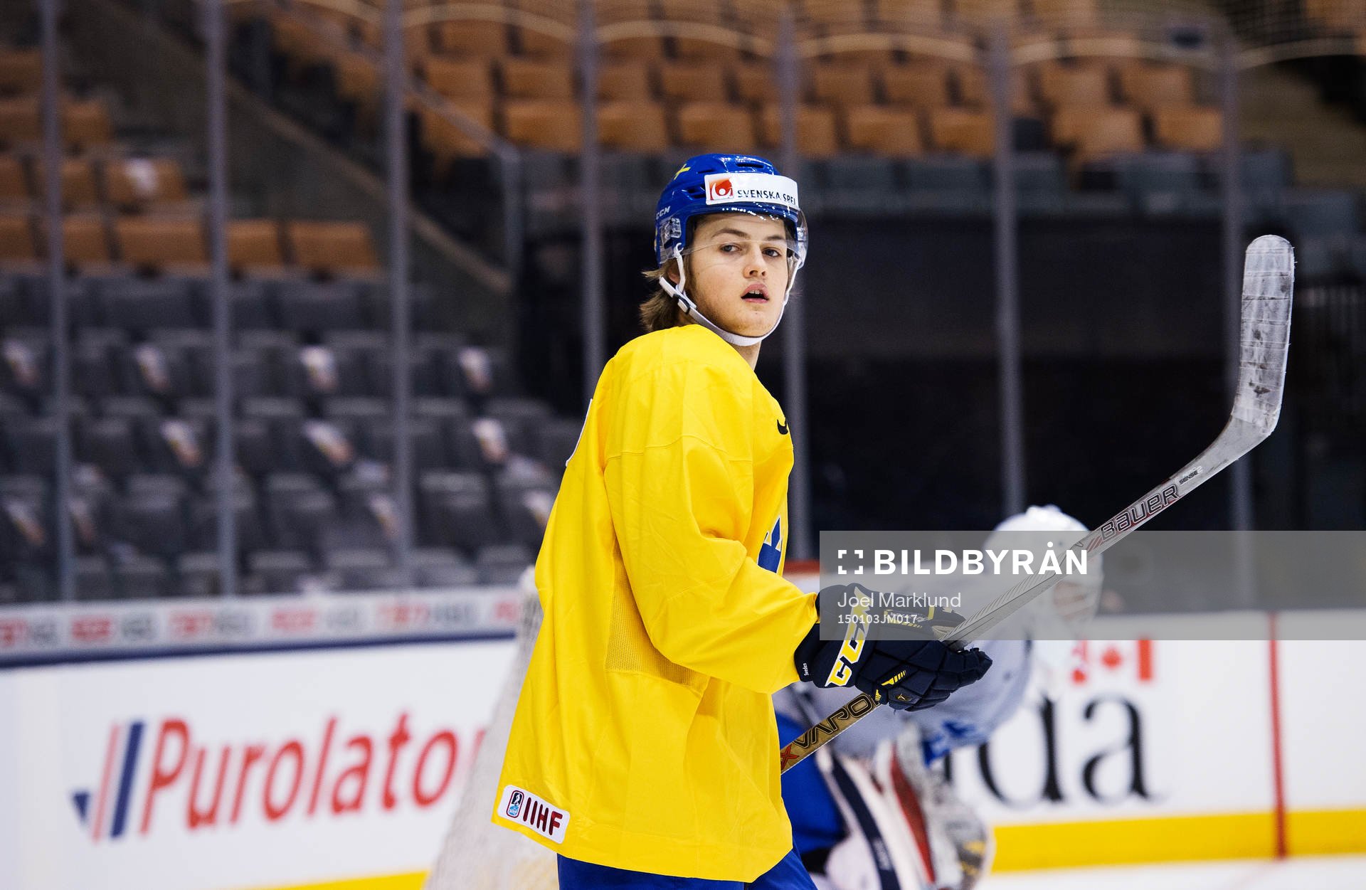William Nylander på Sveriges träning