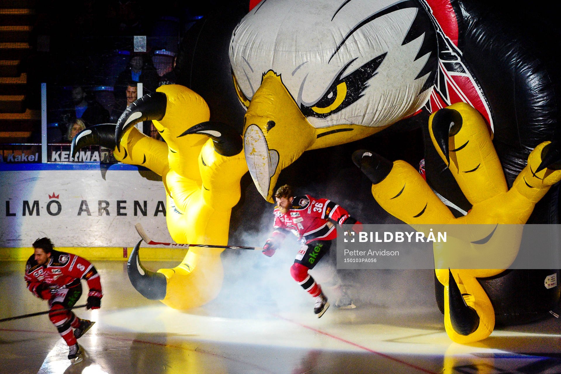 Malmö Redhawks spelare gör entré