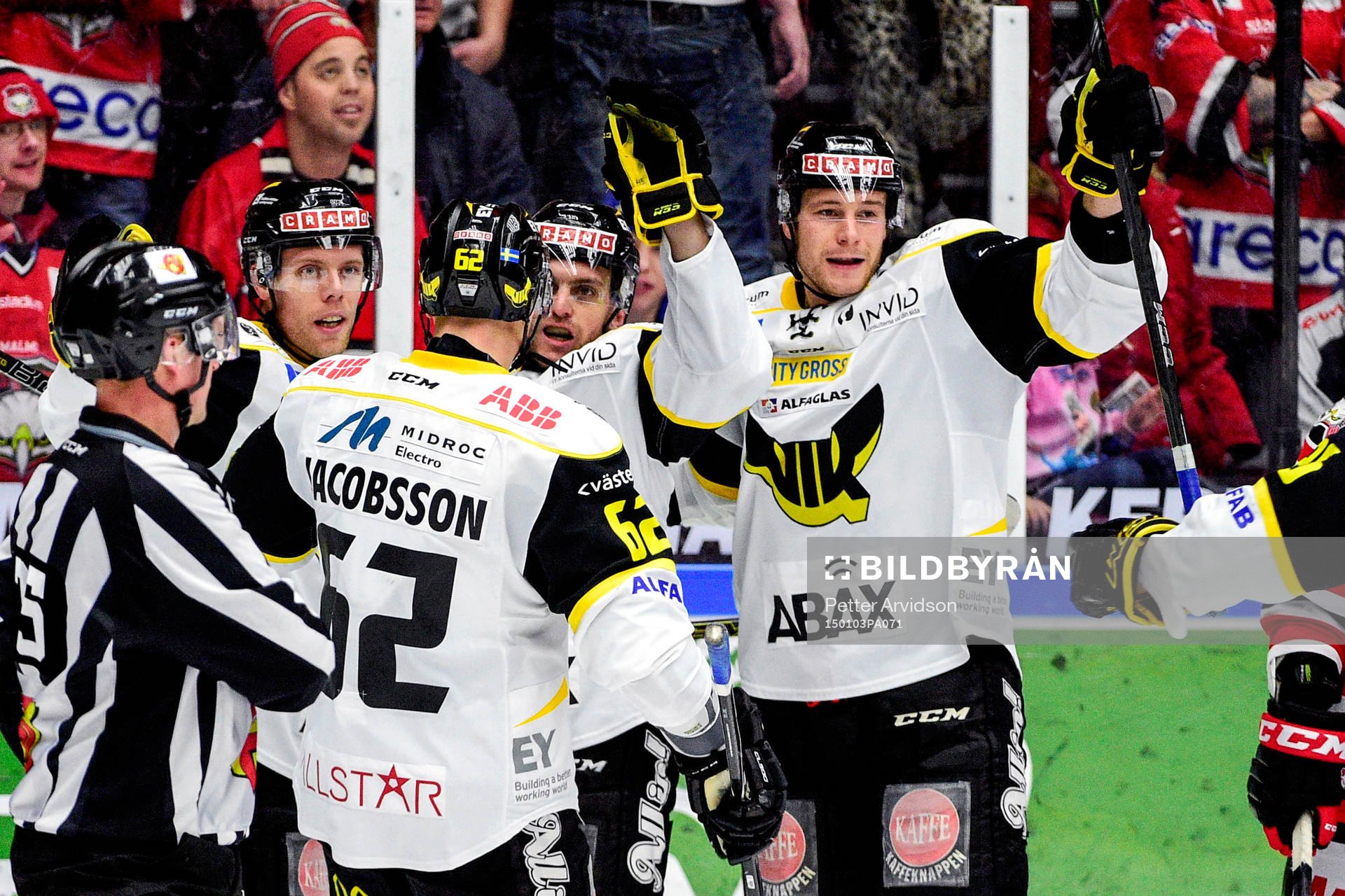 Västerås Oscar Steen jublar