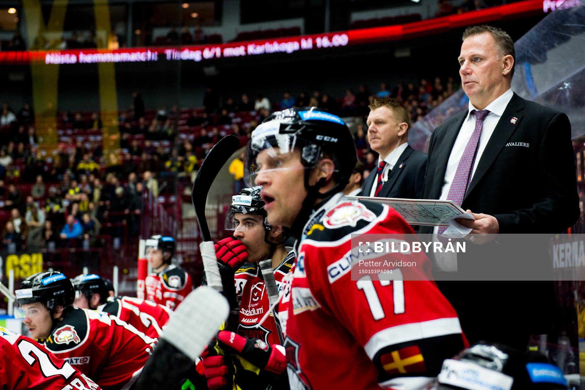 Malmö Redhawks tränare Mats Lusth