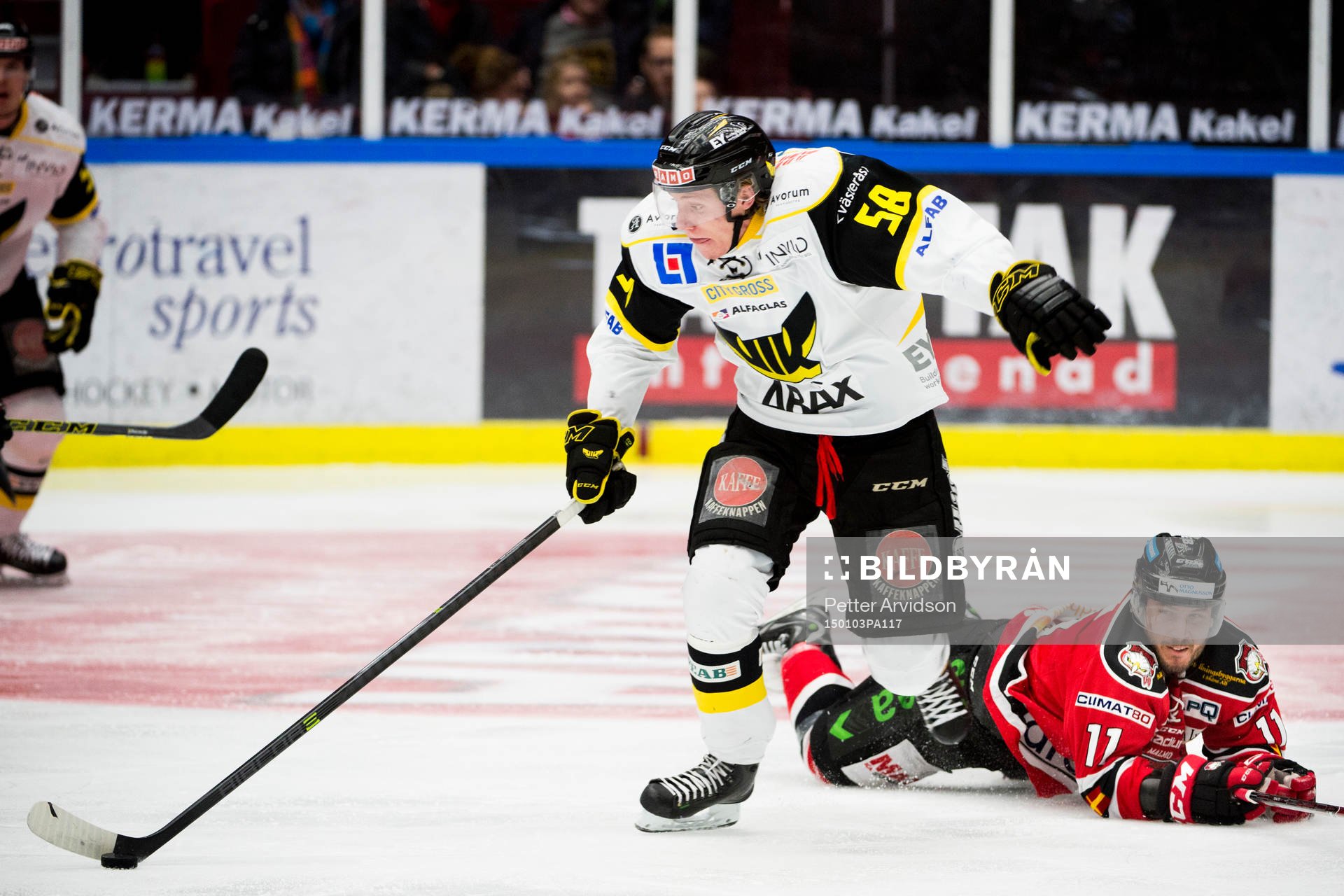 Malmö Redhawks Joey Tenute hänger inte riktigt med när
