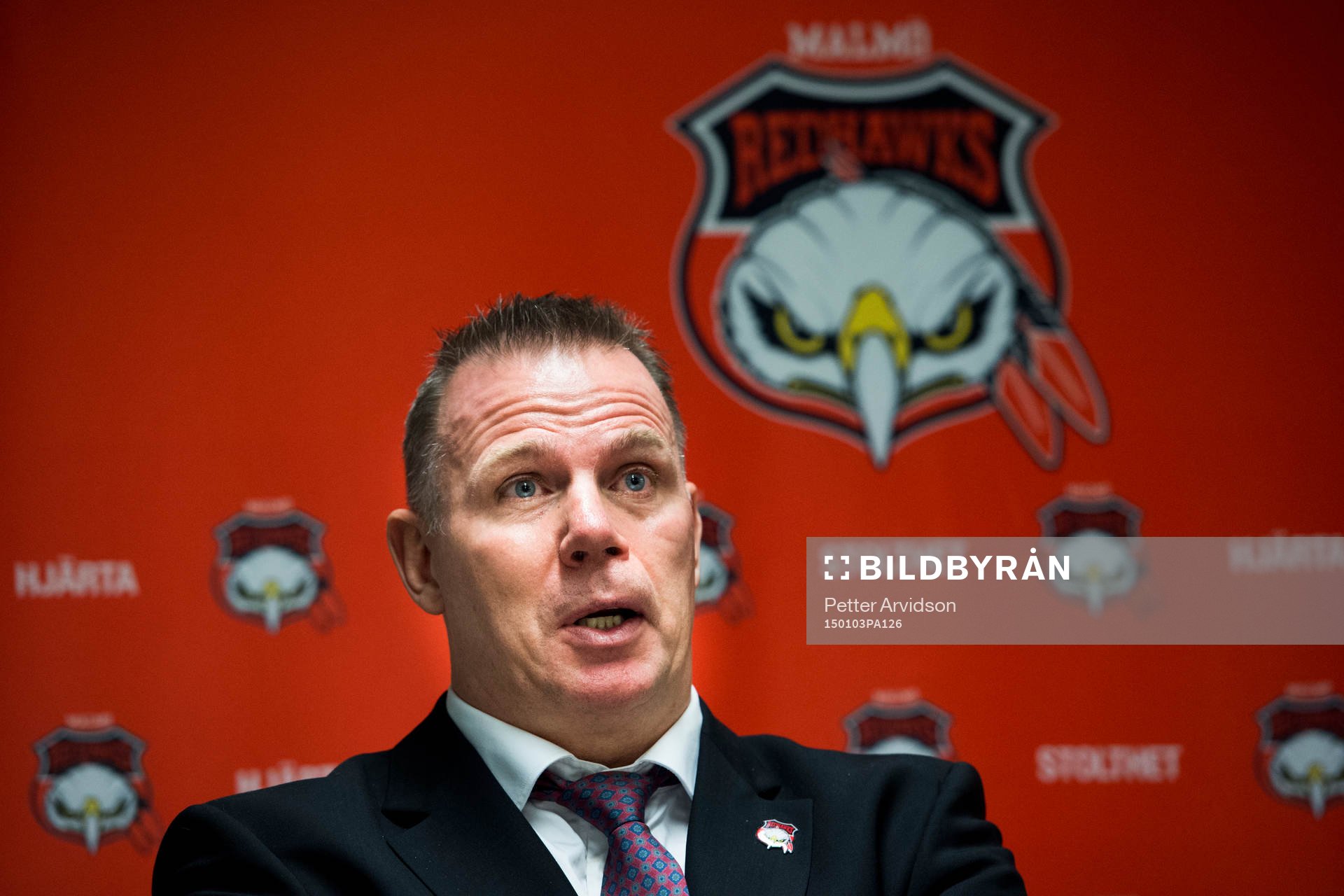 Malmö Redhawks tränare Mats Lusth