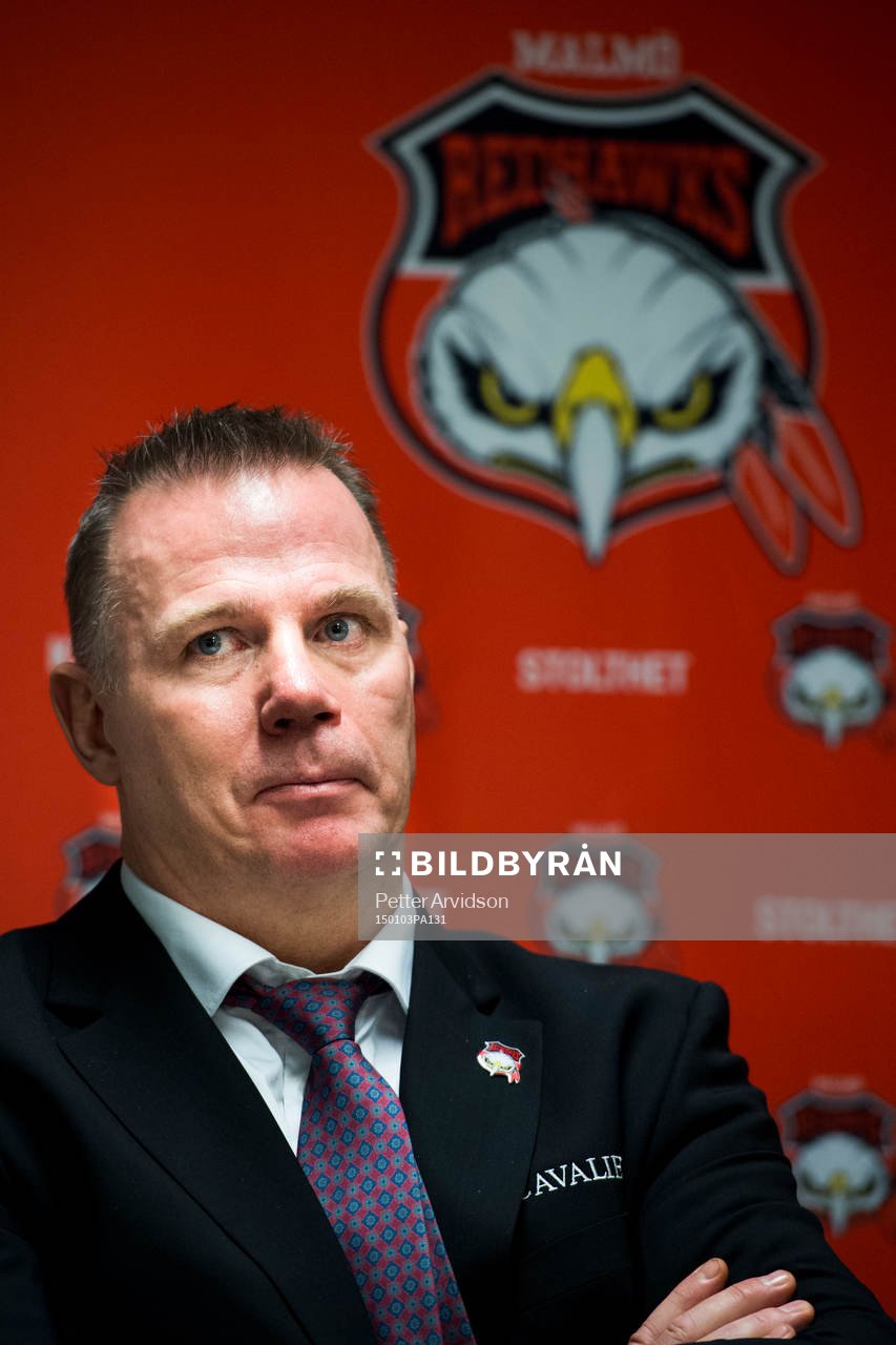 Malmö Redhawks tränare Mats Lusth