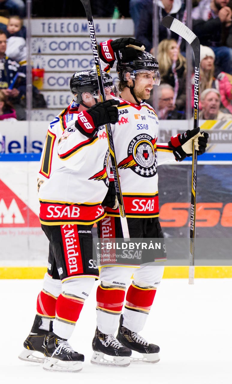 Luleås Jonathan Sigalet (h) jublar