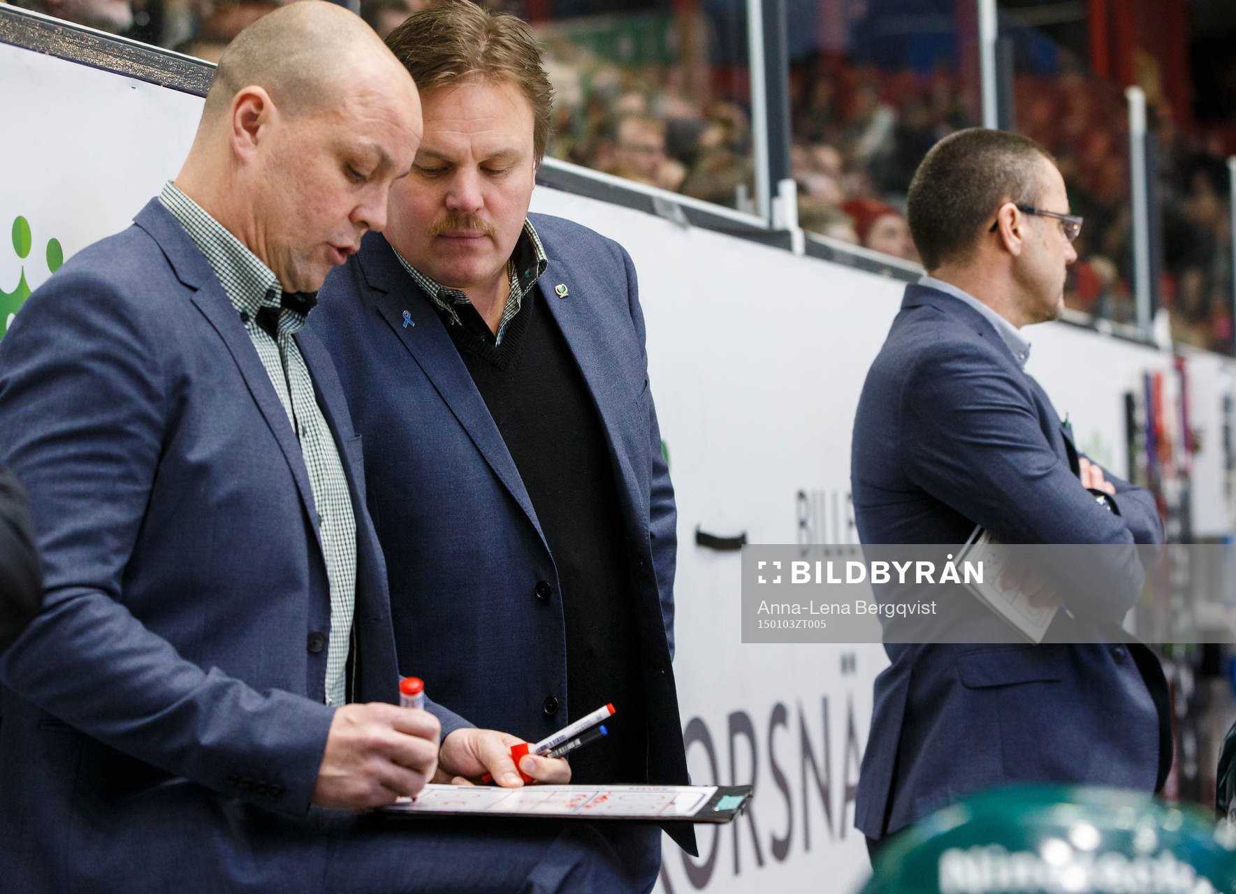 Färjestads assisterande tränare Clas Eriksson och