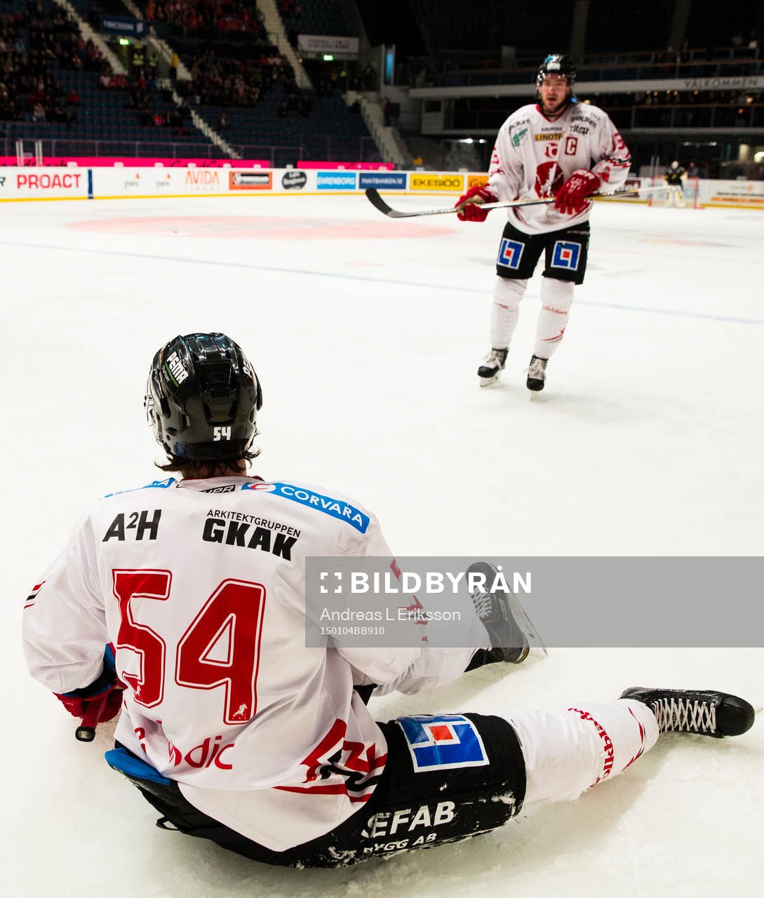 Vita Hästens Adam Schmidt och Henrik Bankelius