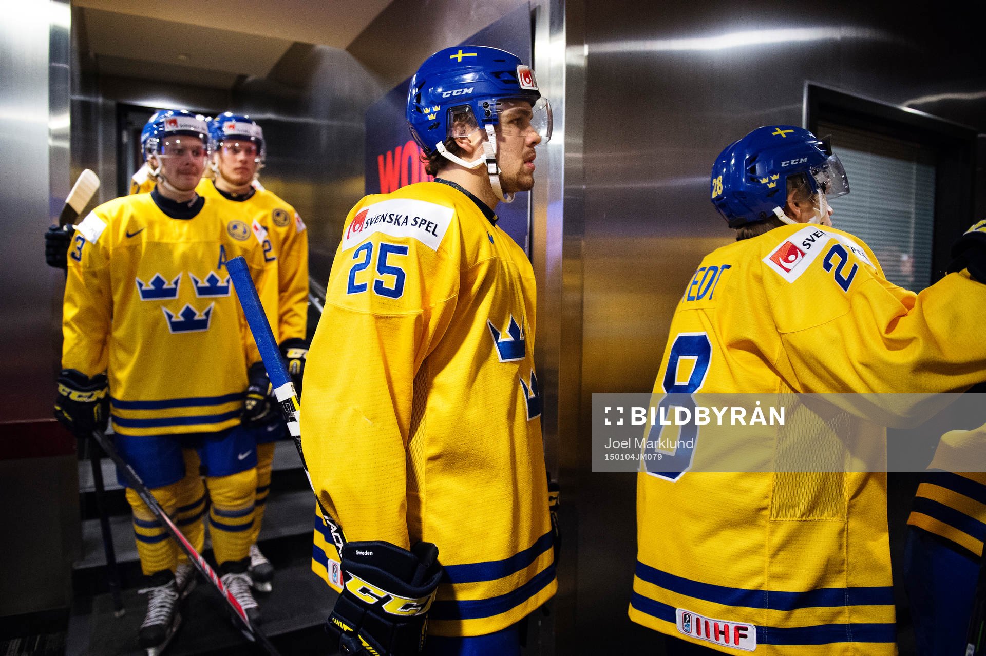 Sveriges Lucas Wallmark, Jacob de la Rose, Axel Holmström
