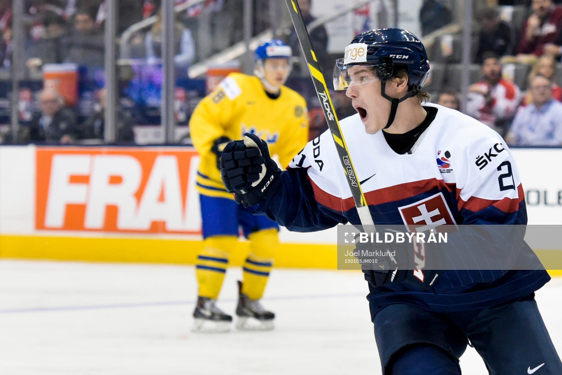 Slovakiens David Soltes jublar