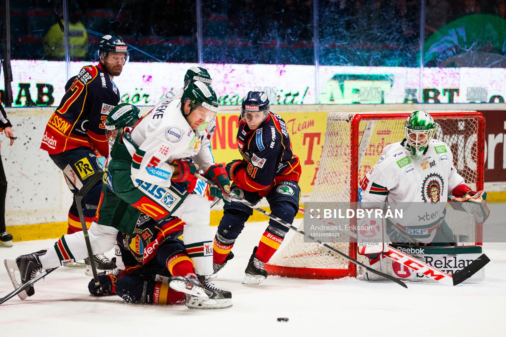 Djurgårdens Mikael Samuelsson, Frölundas Christian