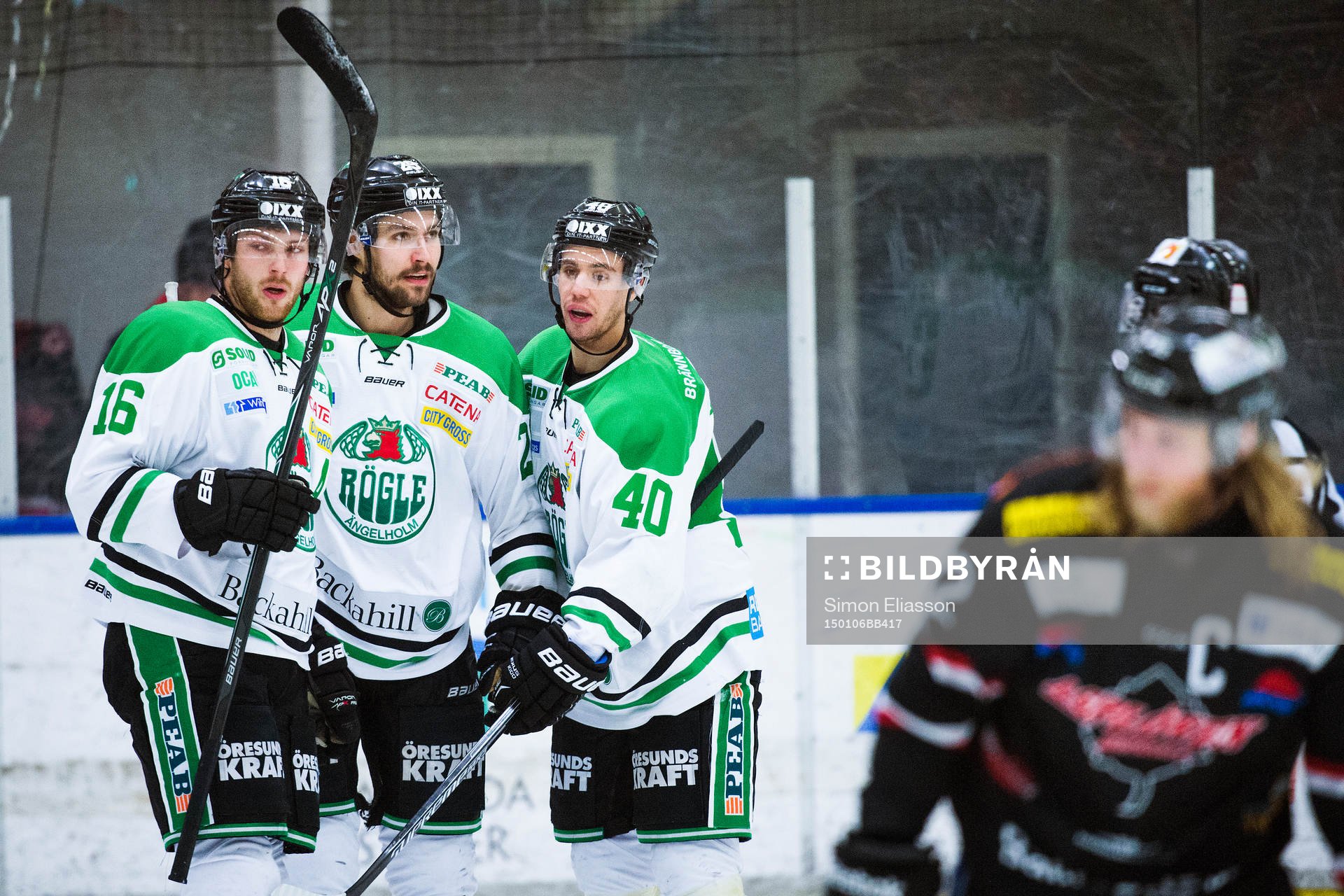 Rögles Christopher Liljewall, Ludvig Rensfeldt och Jesper
