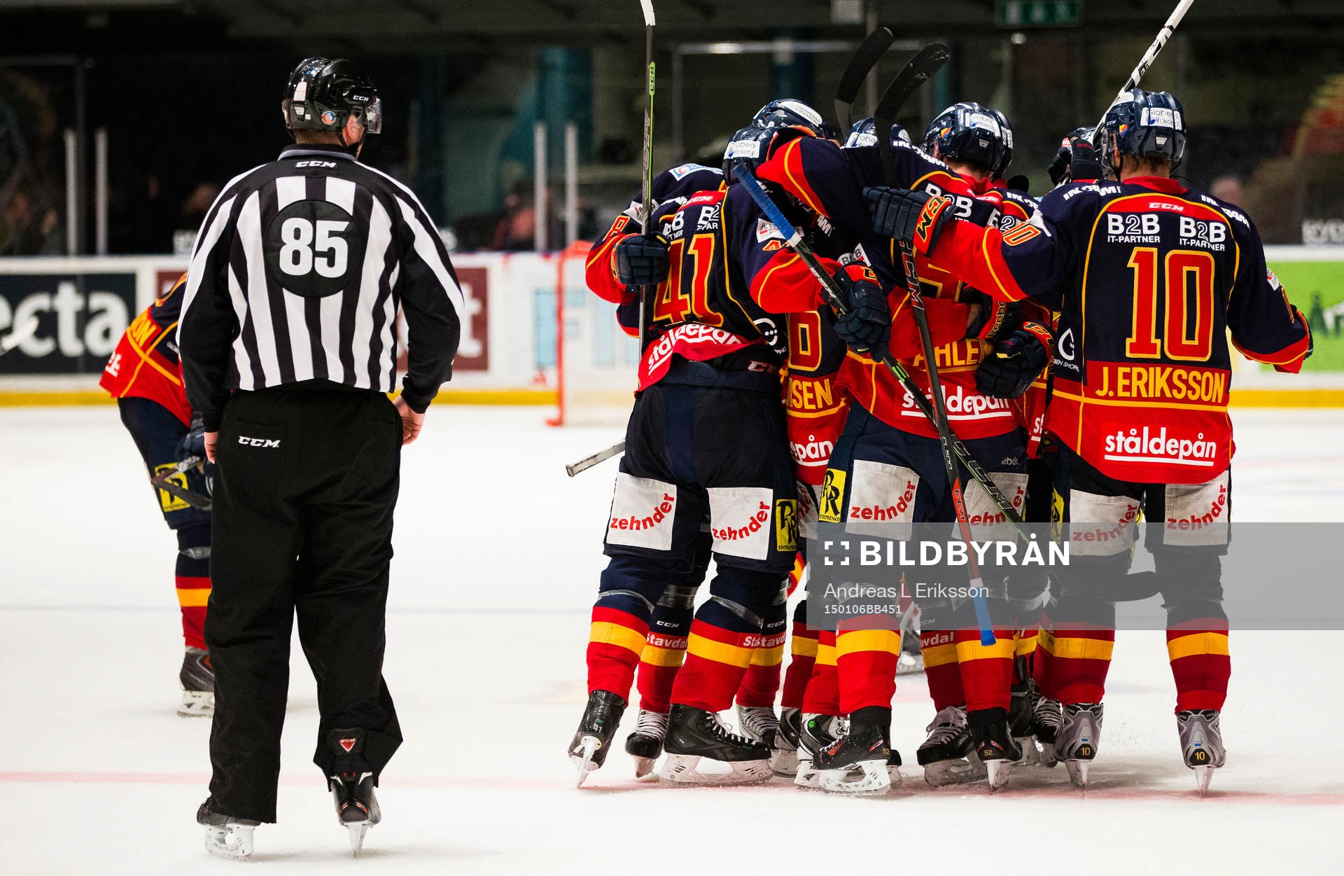 Djurgårdens spelare jublar