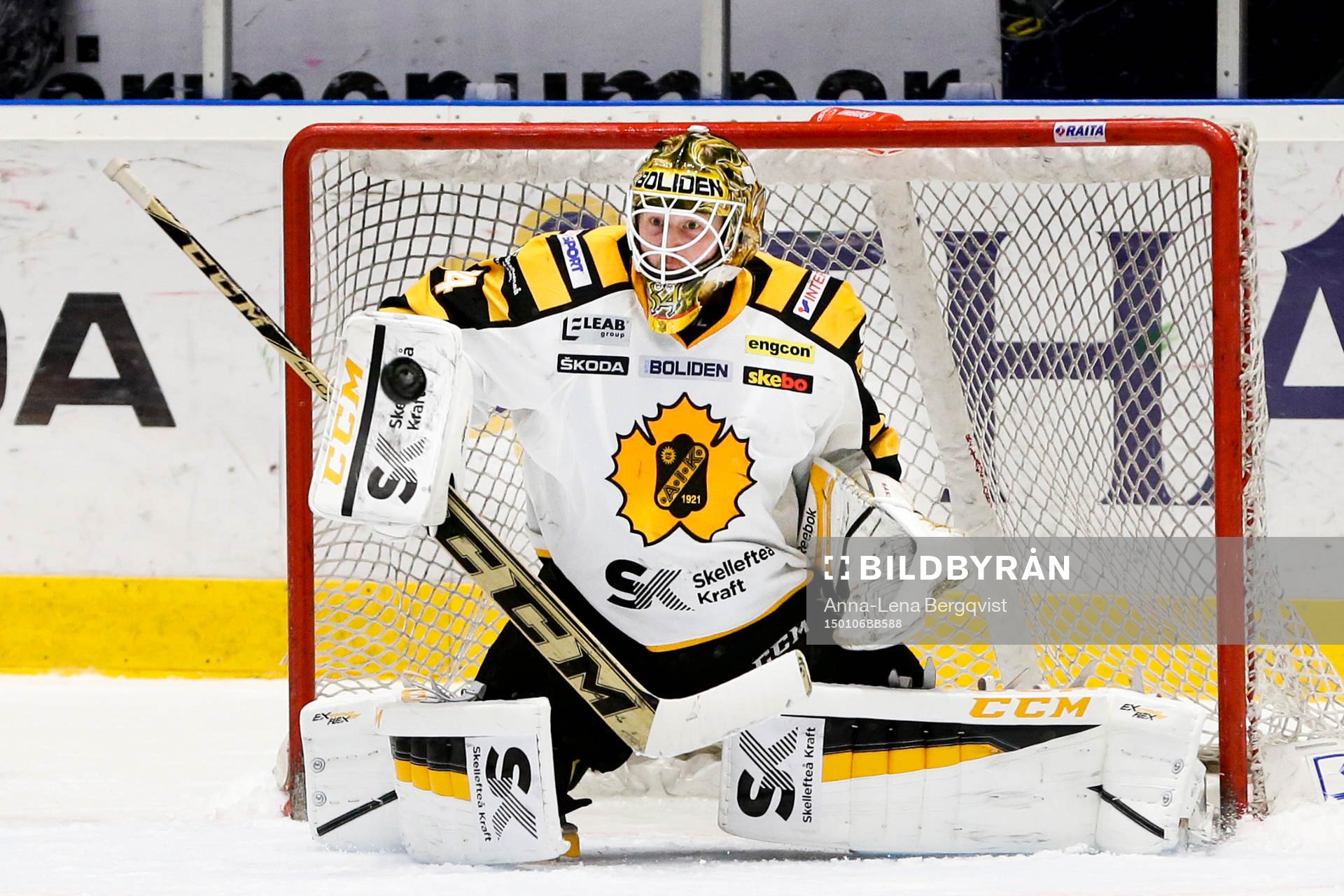 Skellefteås målvakt Erik Hanses