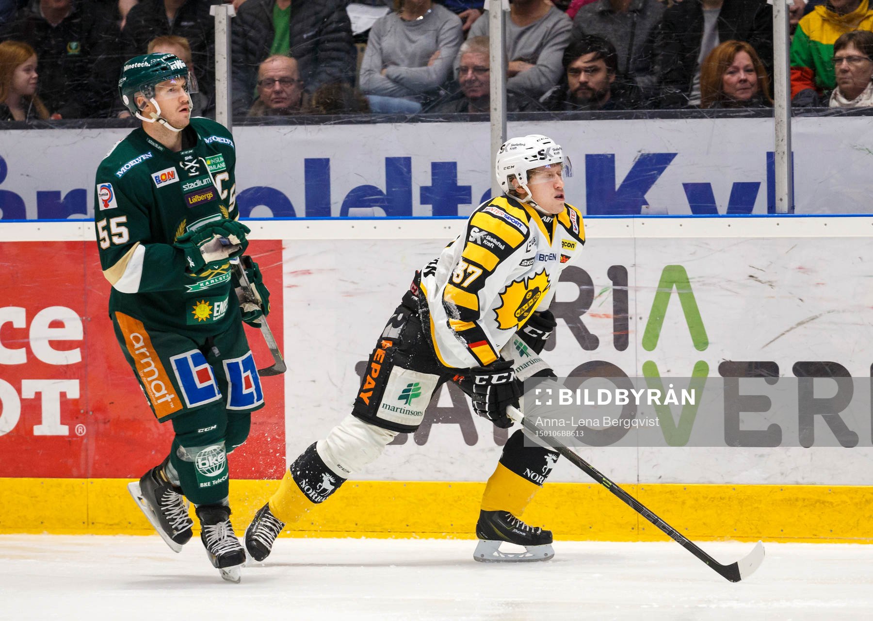 Färjestads Ole-Kristian Tollefsen och Skellefteås  John