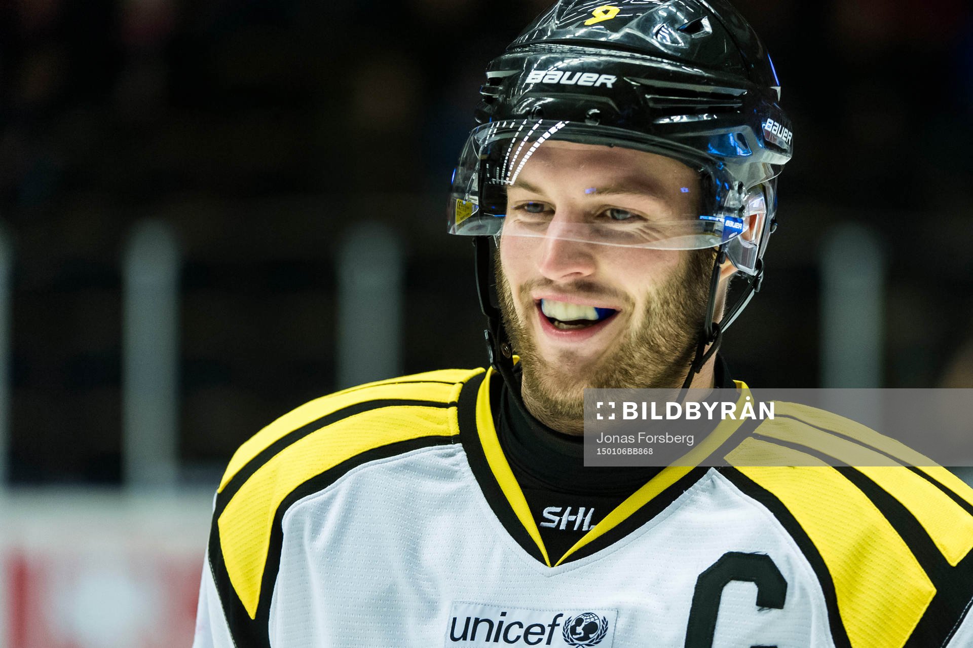 Brynäs Niclas Andersén är glad