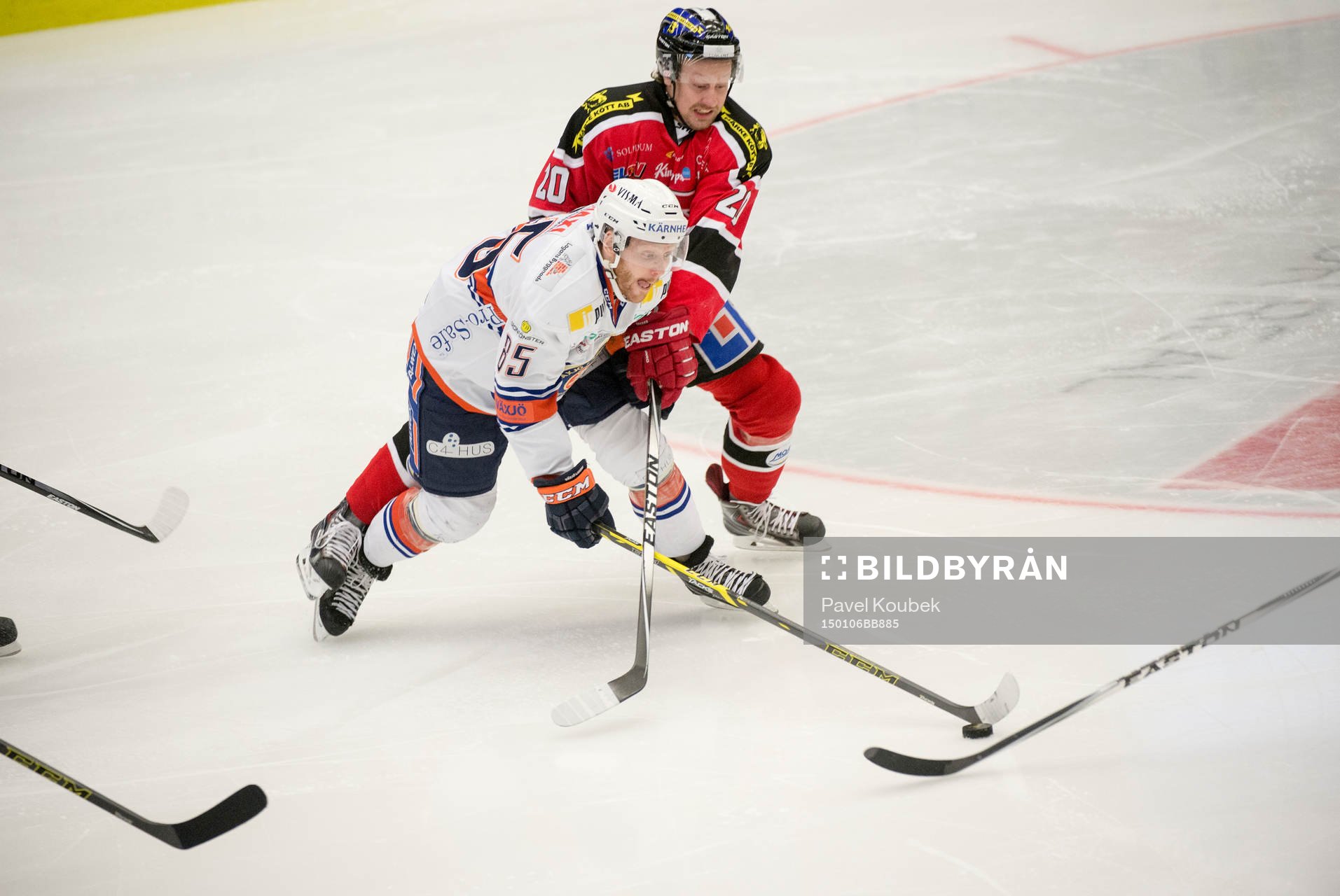 Växjös Liam Reddox och Örebros Marcus Weinstock