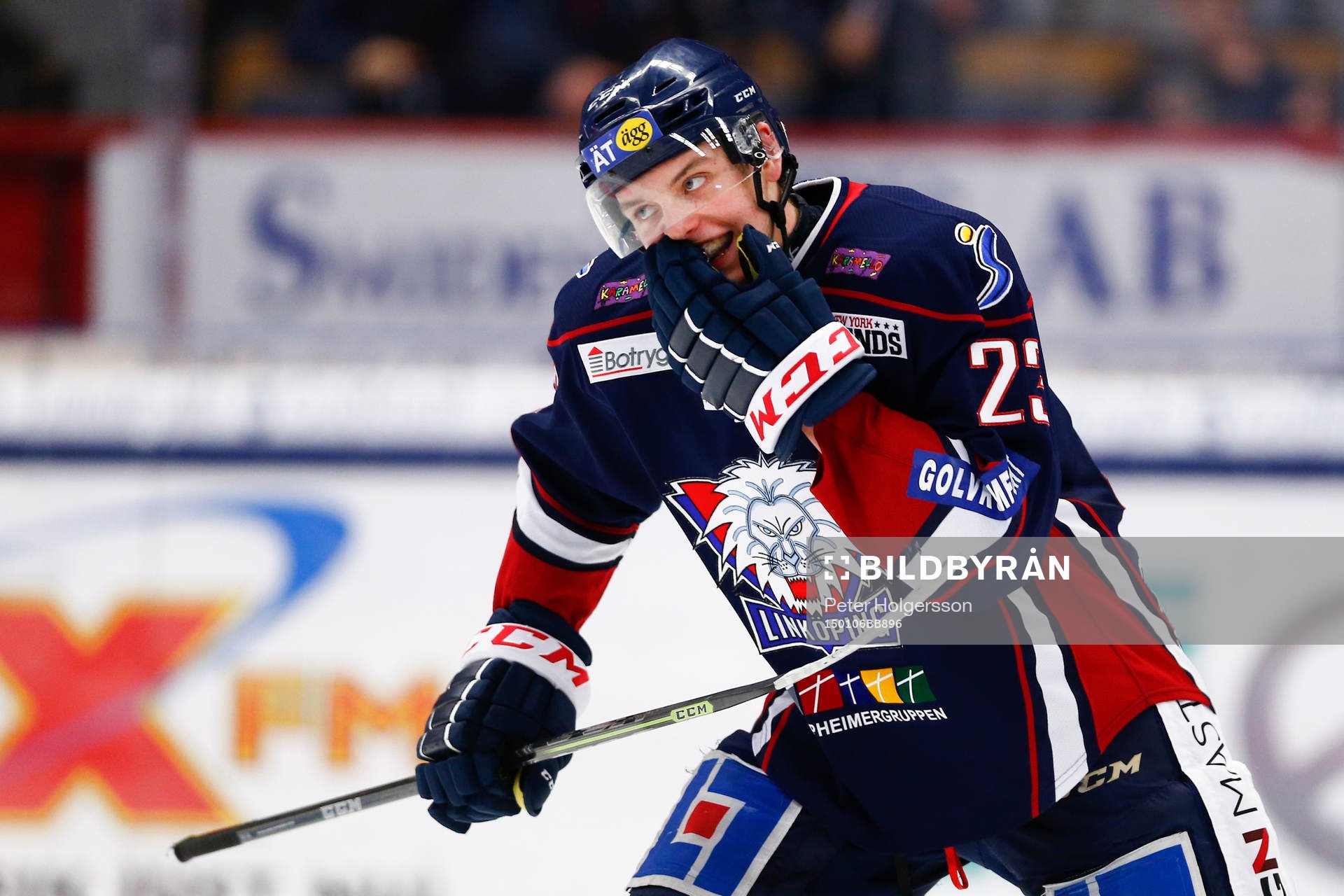 Linköpings Carl Dahlström jublar