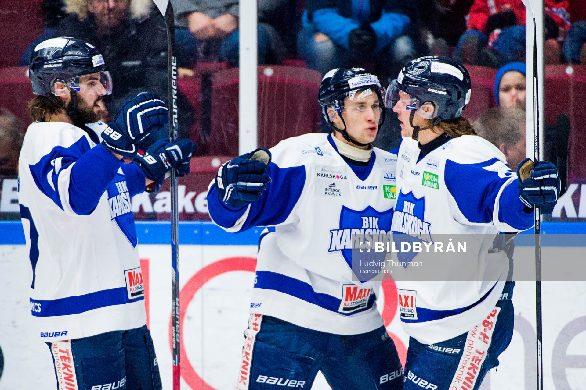Karlskogas Linus Fröberg, Johan Nilsson och Jesper
