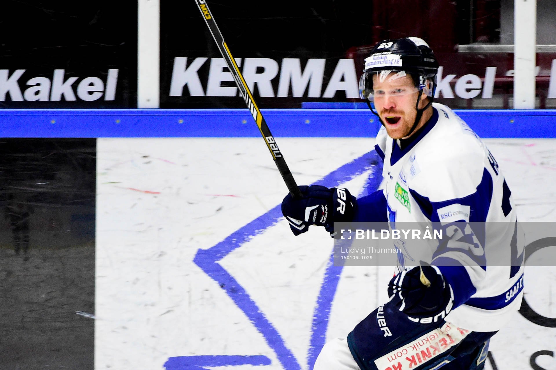 Karlskogas Fredrik Höggren jublar