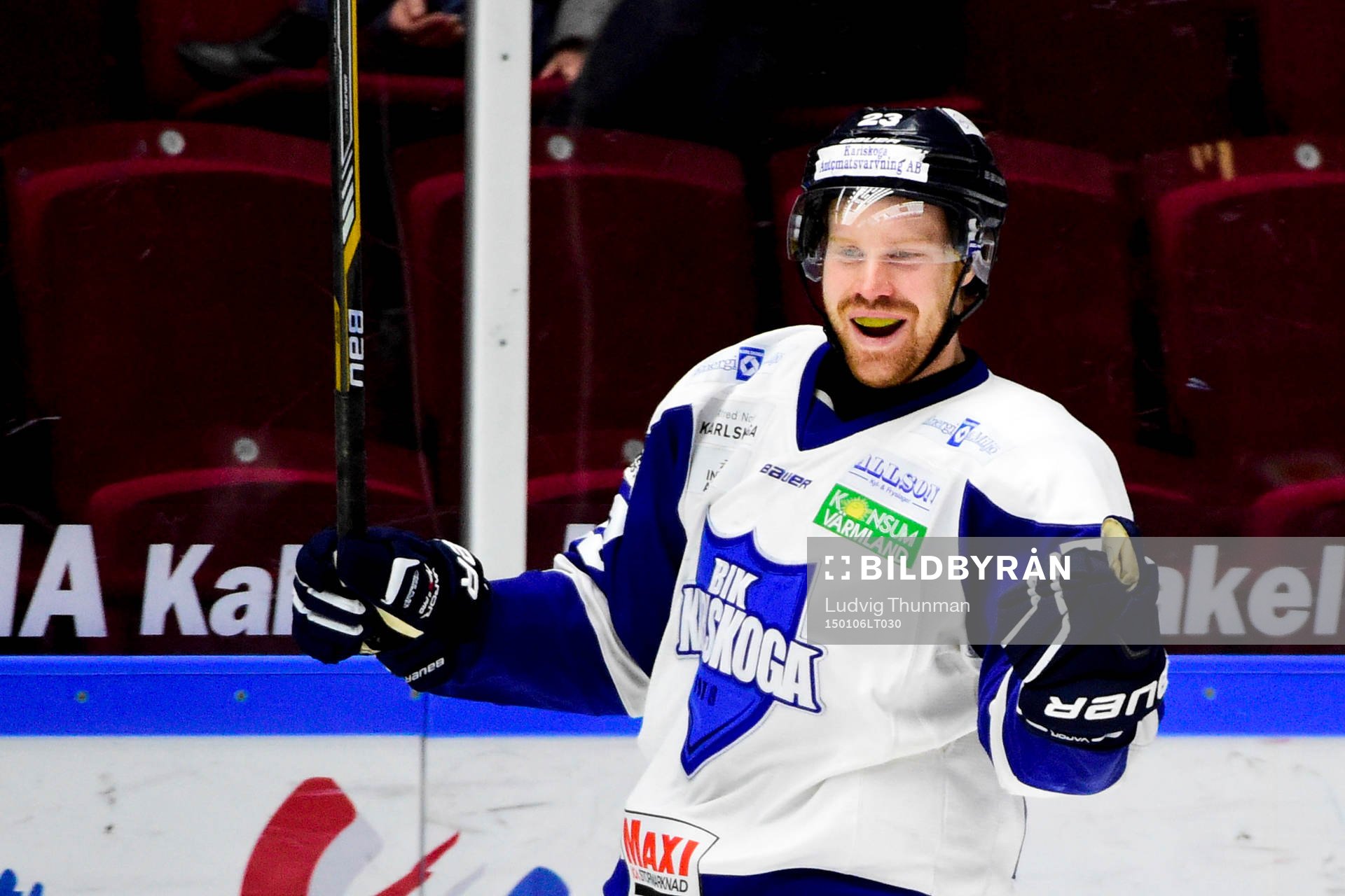 Karlskogas Fredrik Höggren jublar
