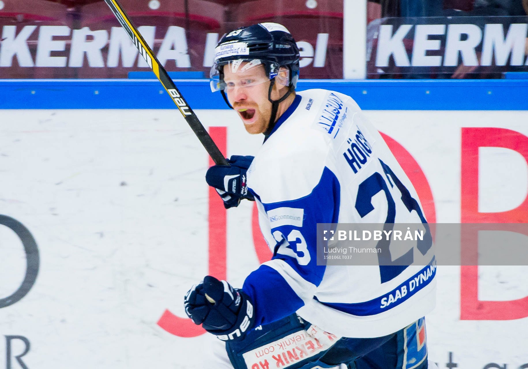 Karlskogas Fredrik Höggren jublar