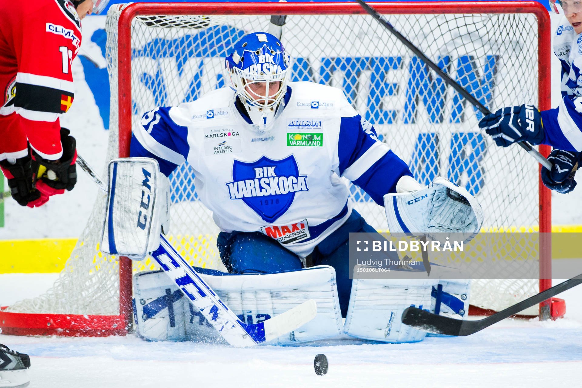Karlskogas målvakt Joel Gistedt