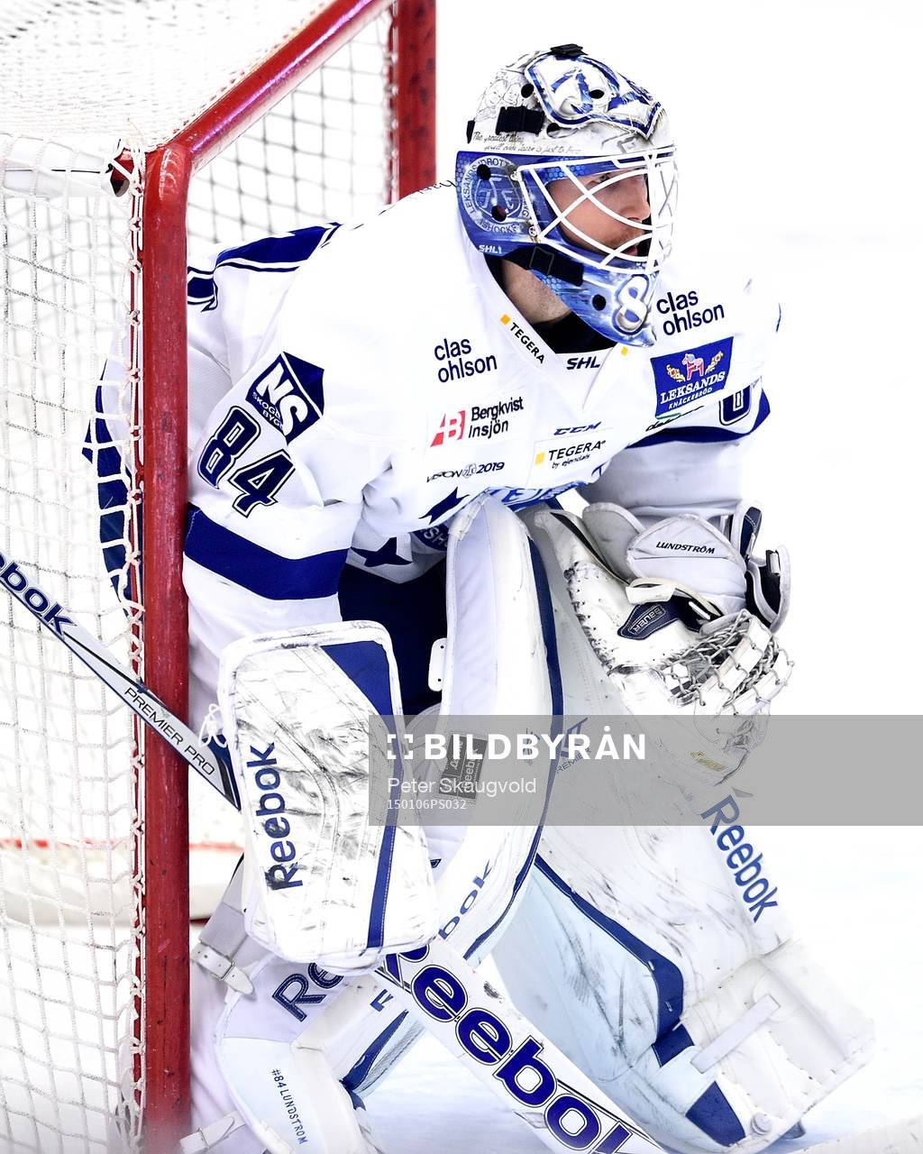 Leksands målvakt Joakim Lundström