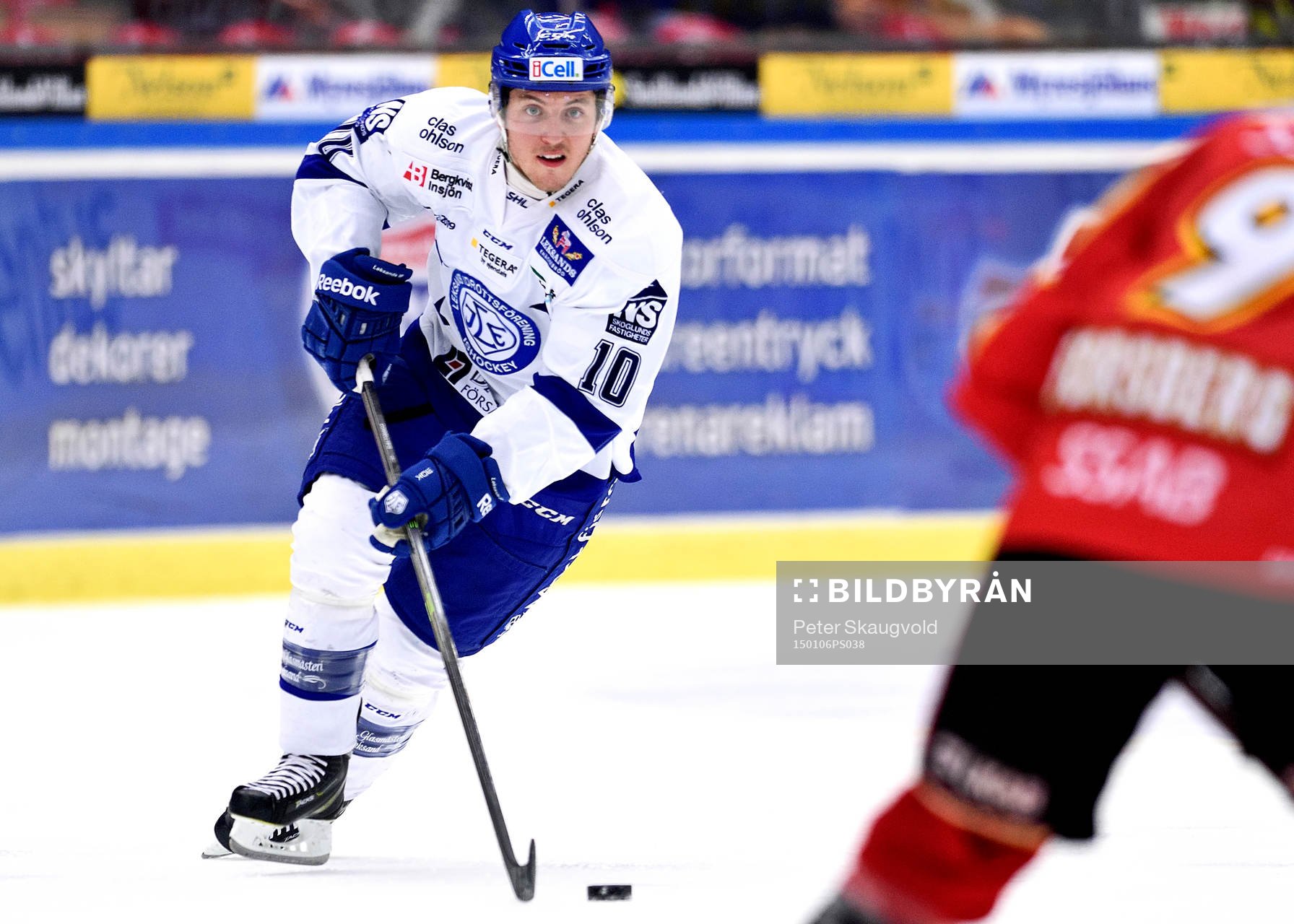 Leksands Brian Connelly med pucken