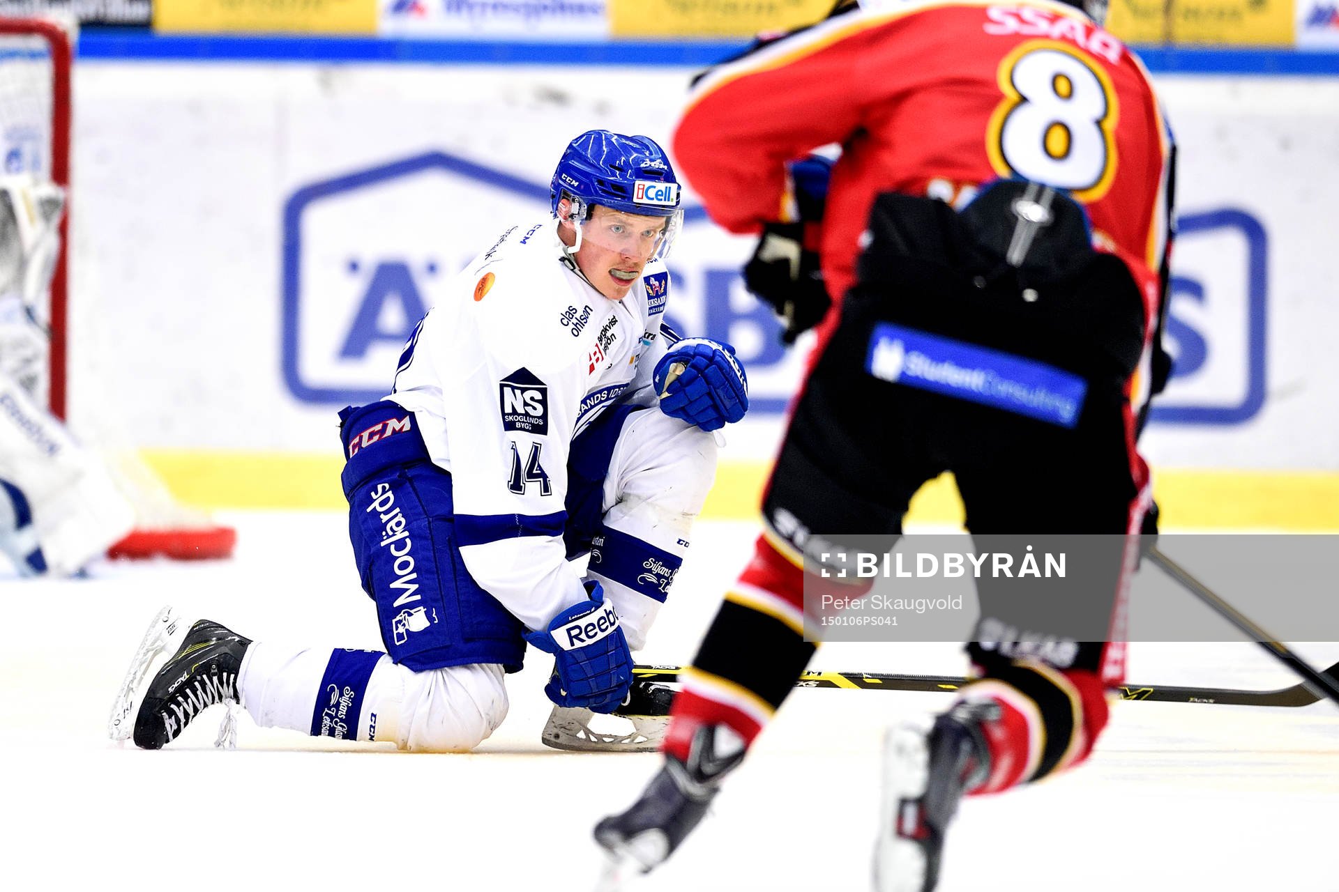 Leksands Carl Ericsson täcker skott