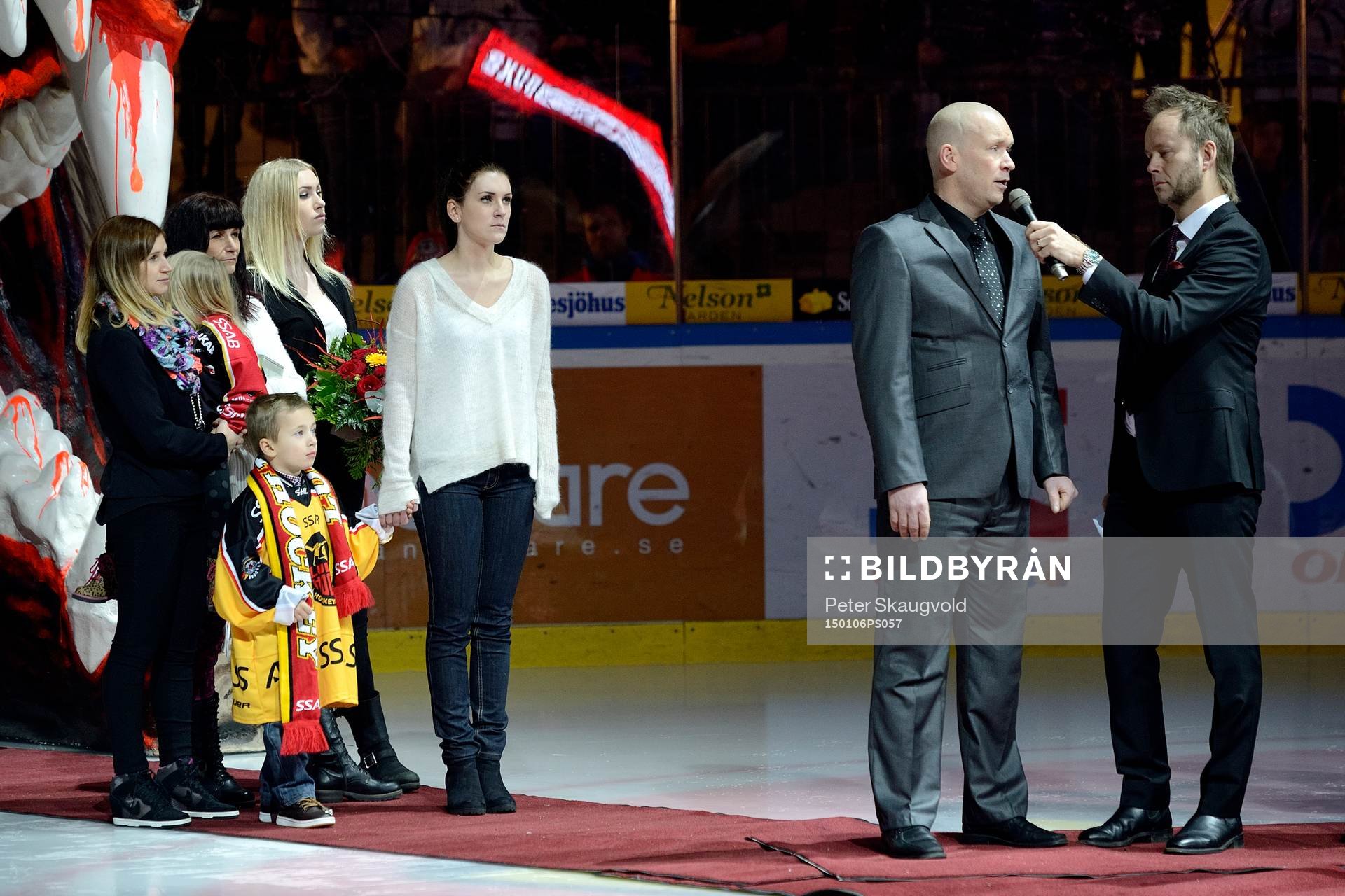 Stefan Nilsson med sin familj