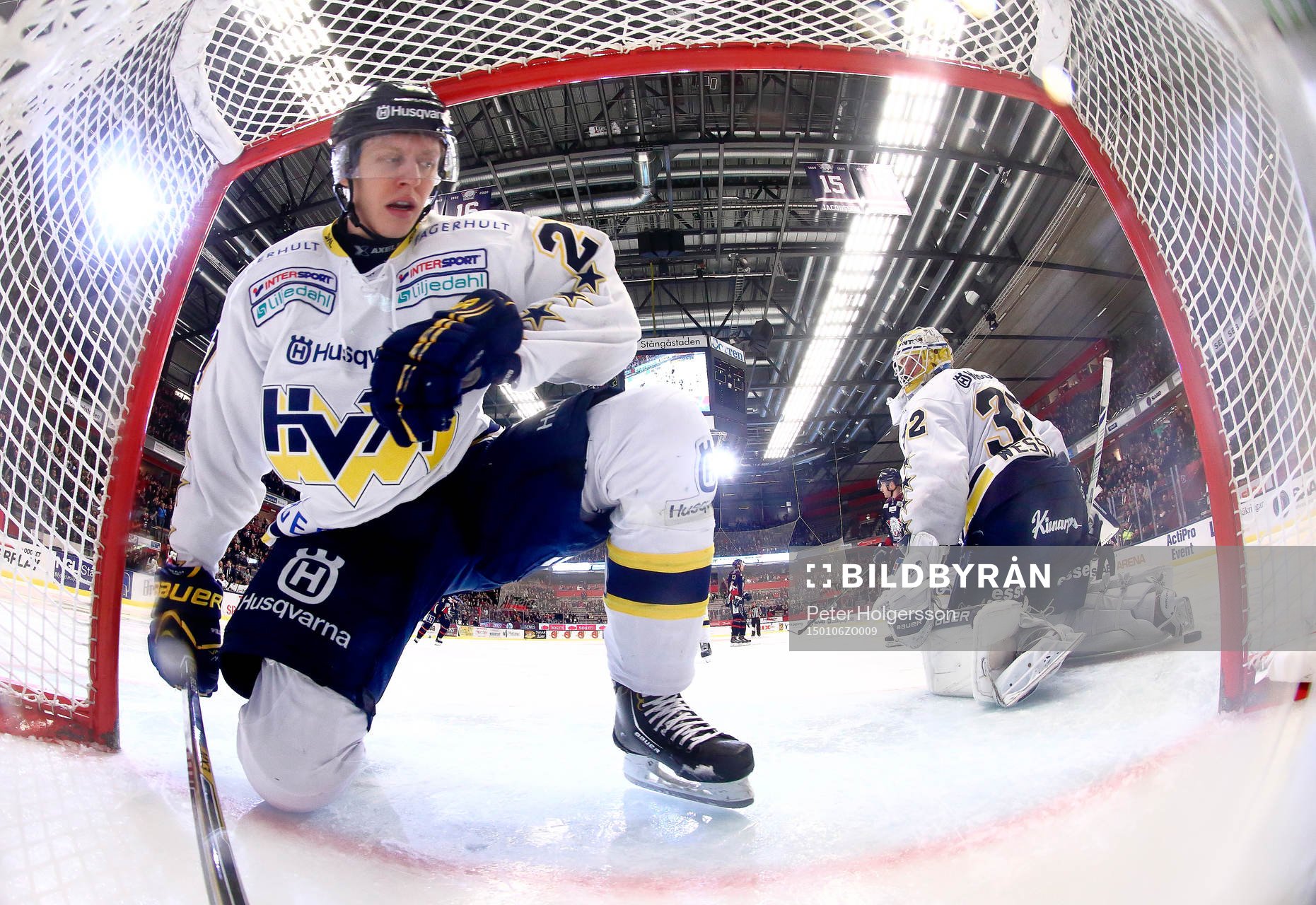s målvakt Gustaf Wesslau och Jesper Williamsson