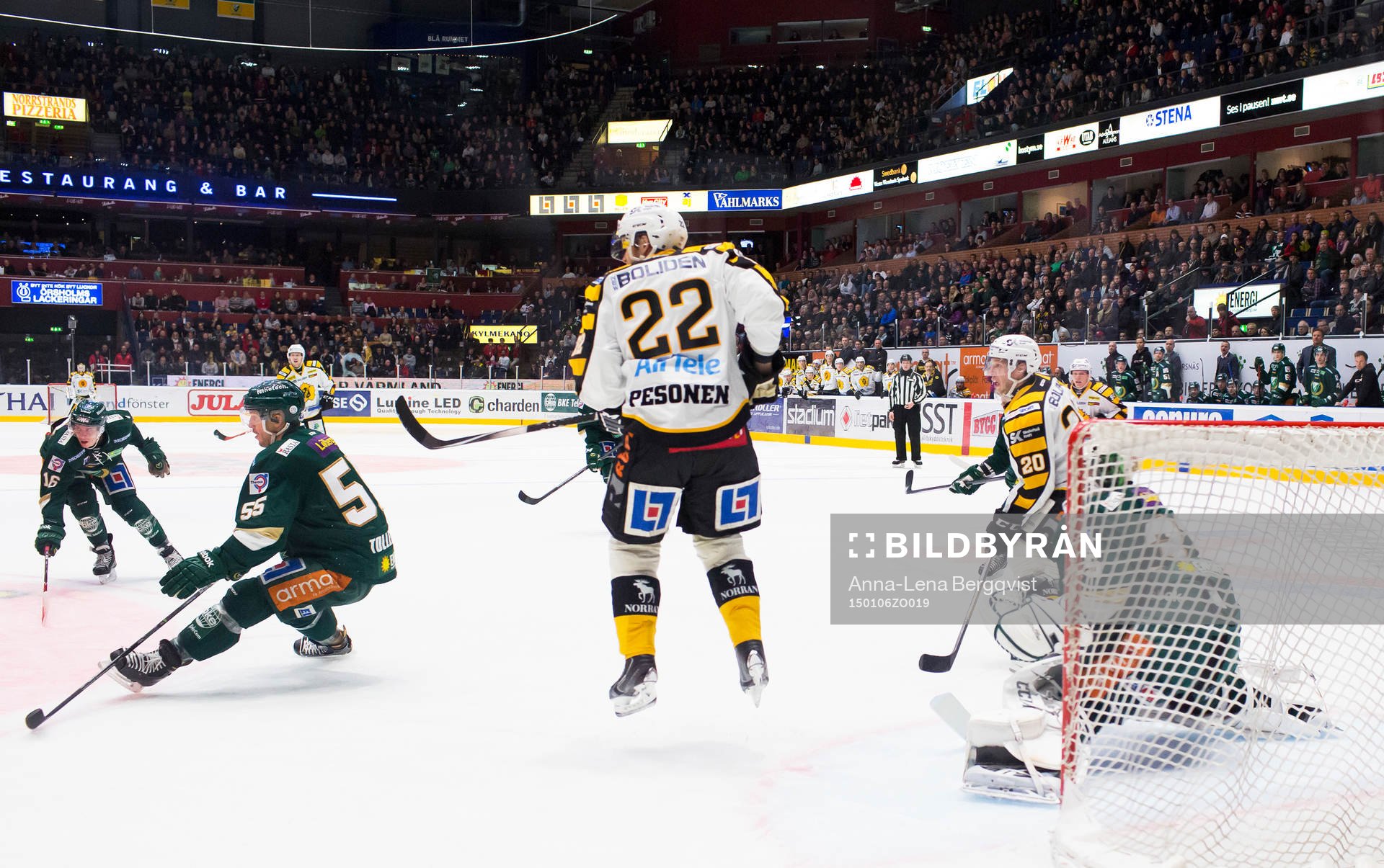Färjestads Joakim Nygård och Ole-Kristian Tollefsen
