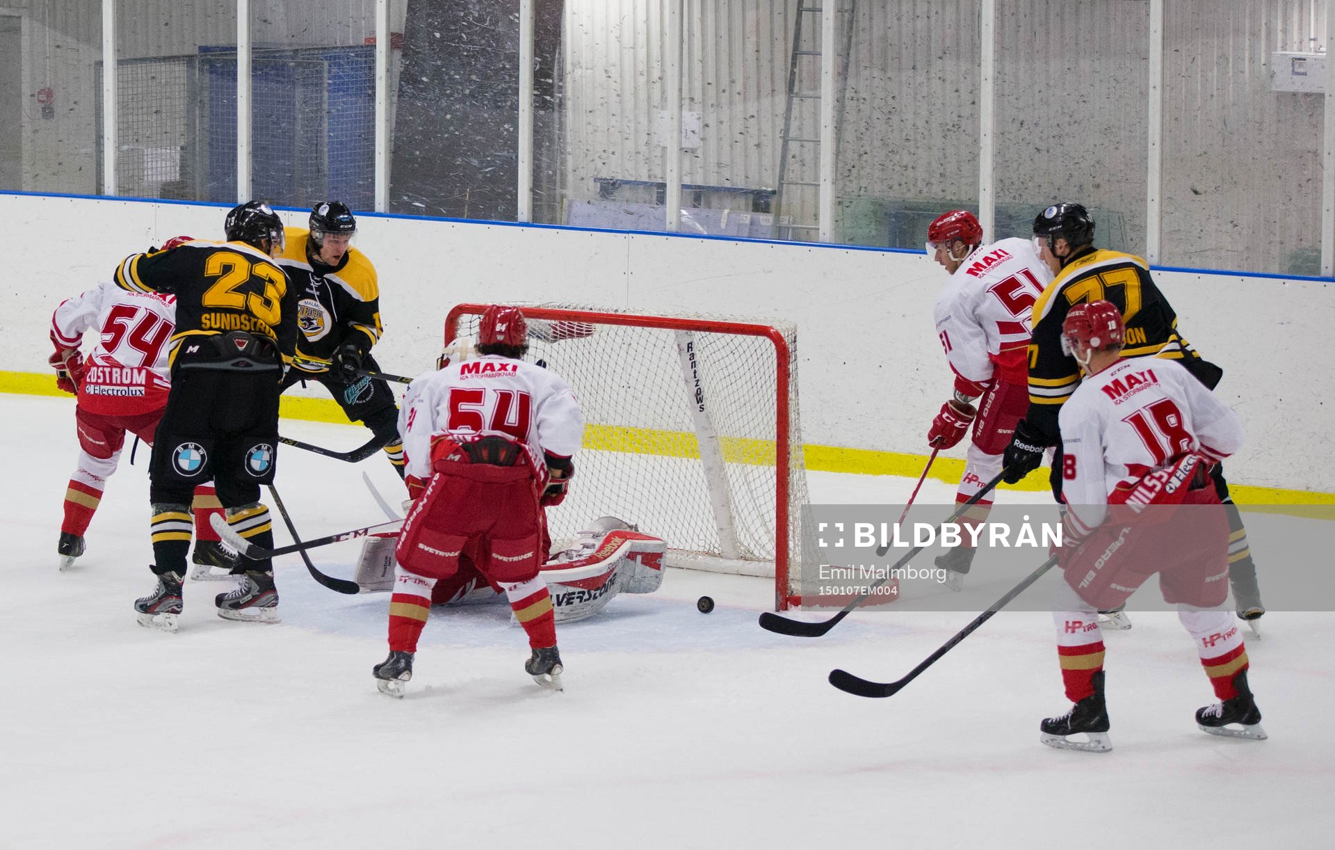 Panterns Patrik Magnusson gör 1-0