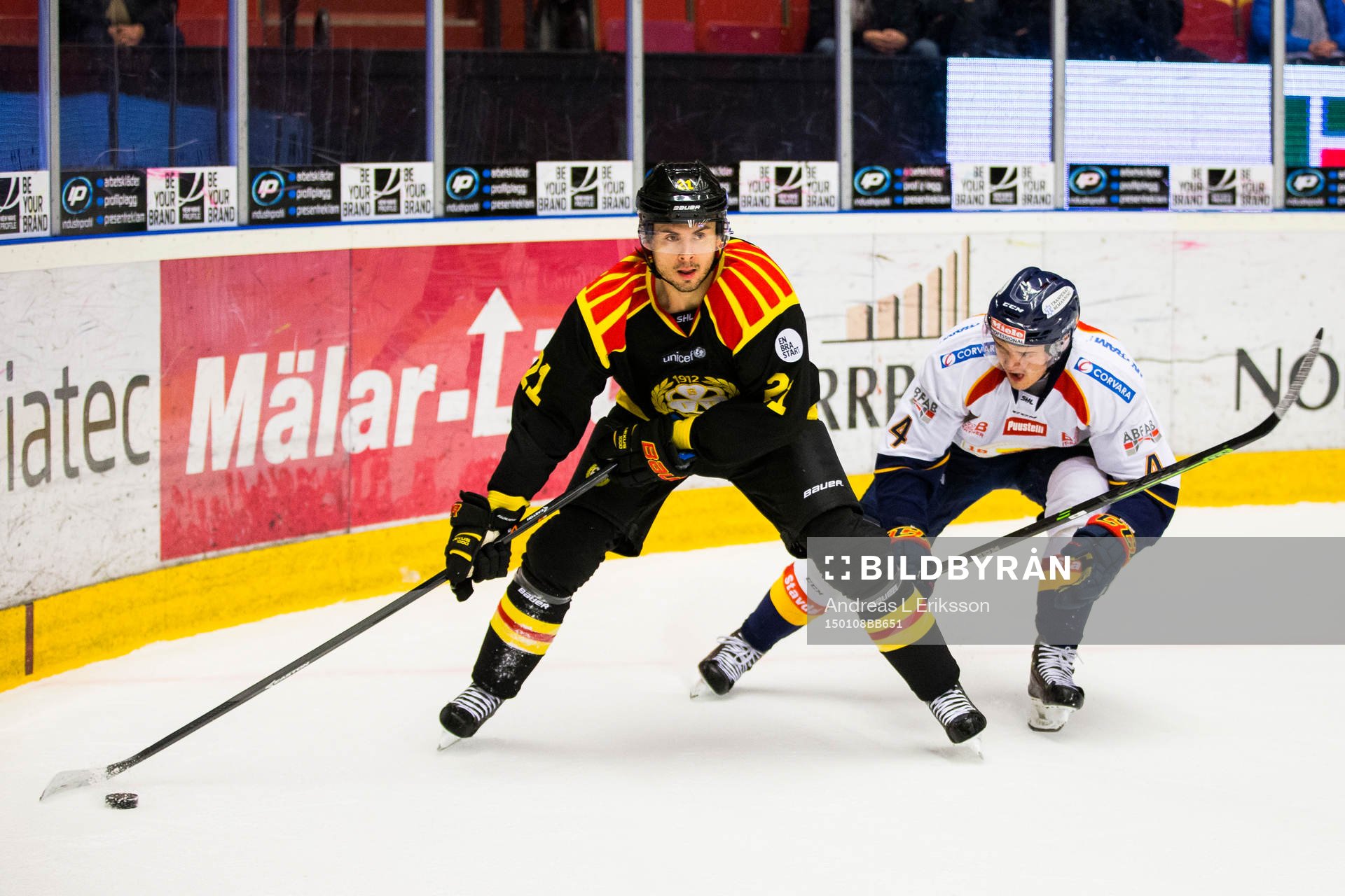 Brynäs Tim Wallace och Djurgårdens Marcus Högström
