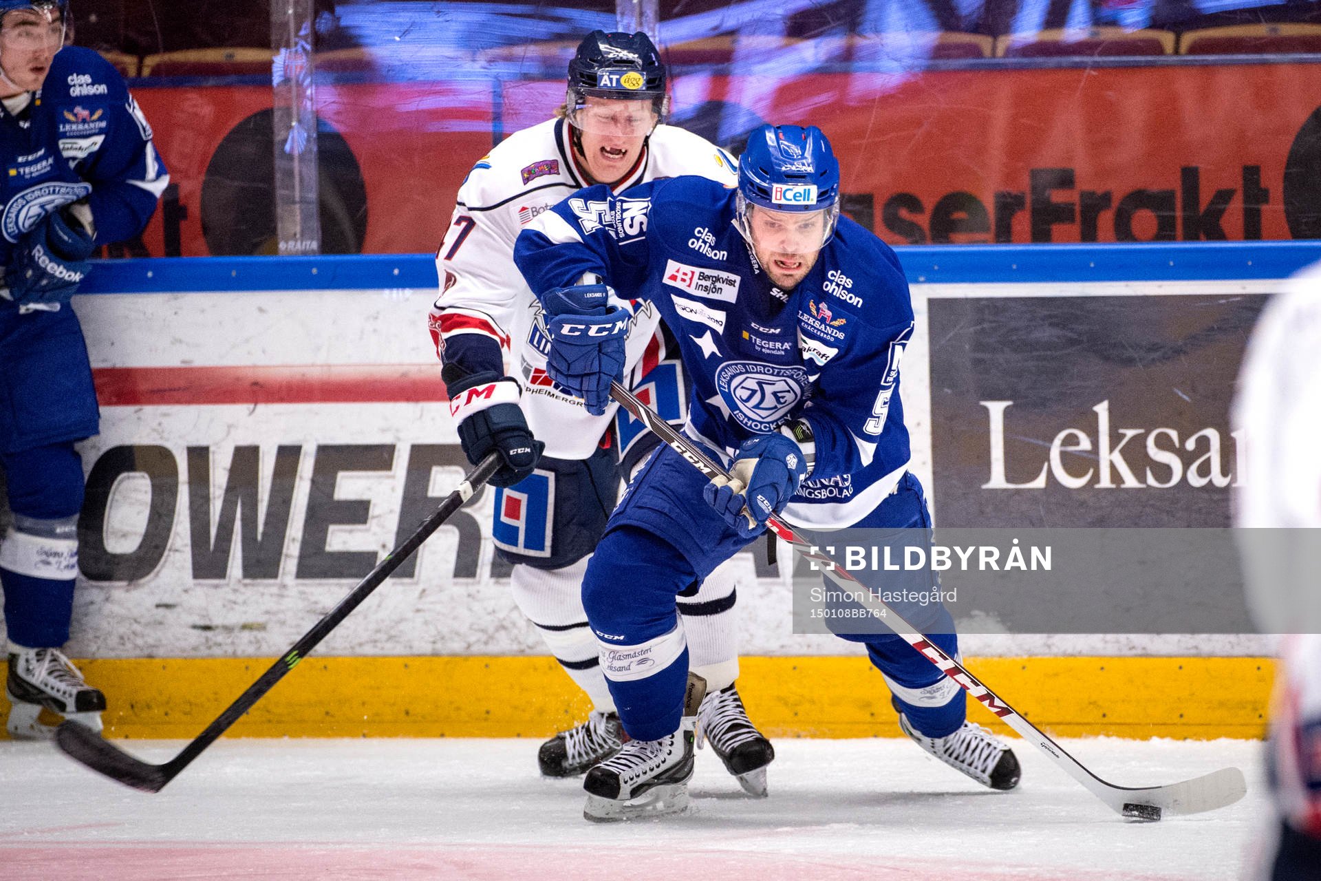 Linköpings Oscar Sundh och Leksands  Kevin Kapstad