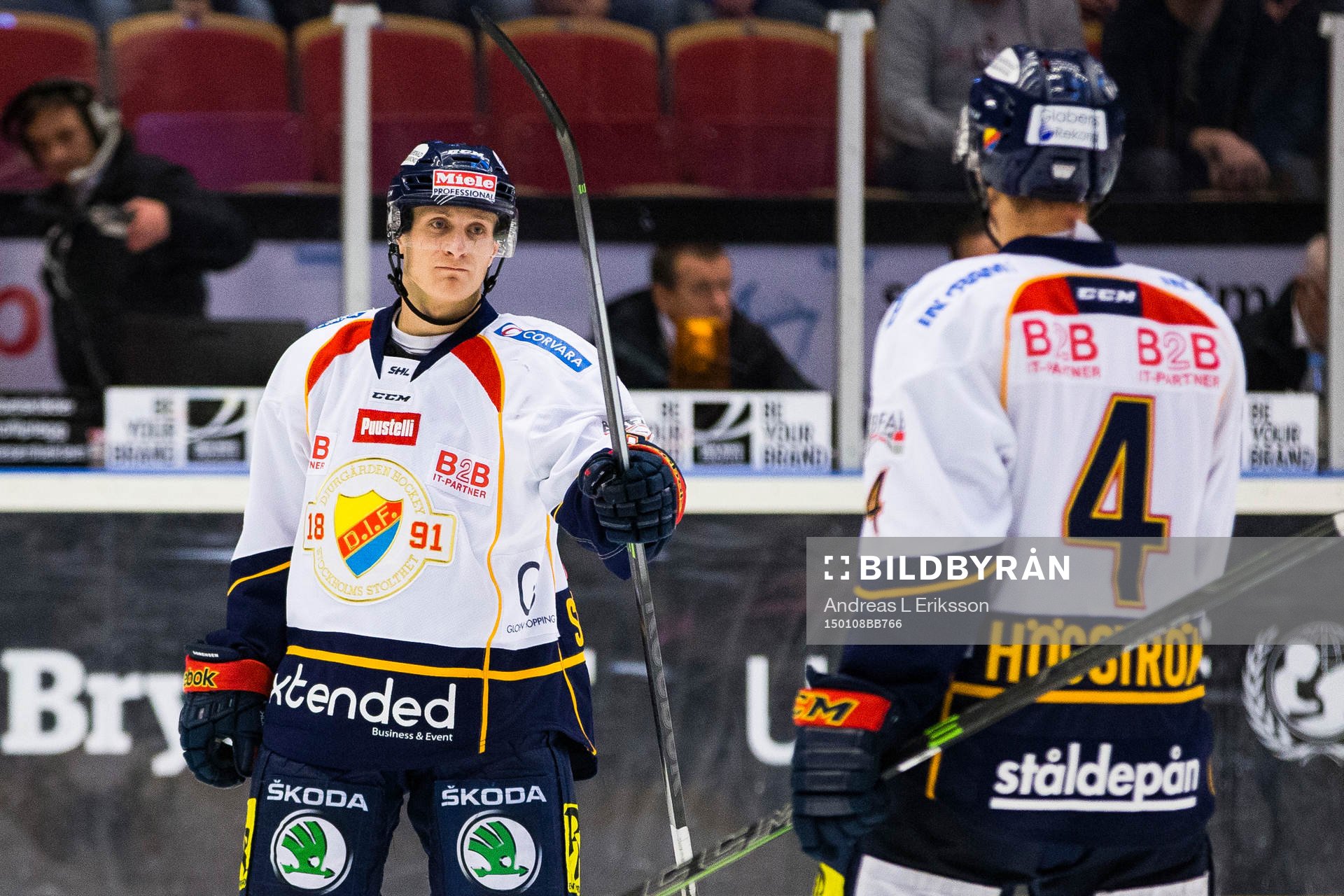 Djurgårdens Marcus Sörensen jublar