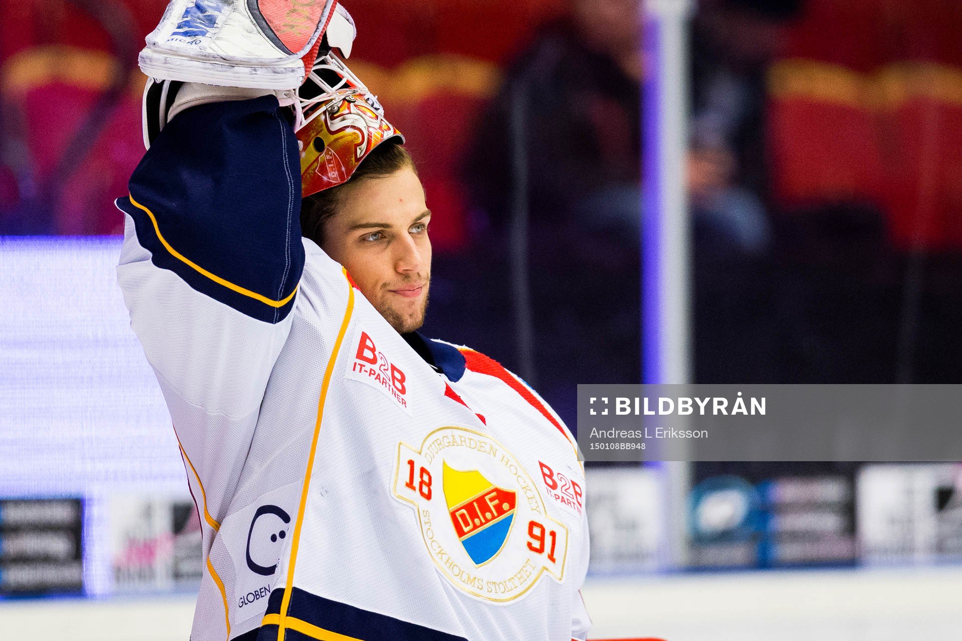 Djurgårdens målvakt Mantas Armalis