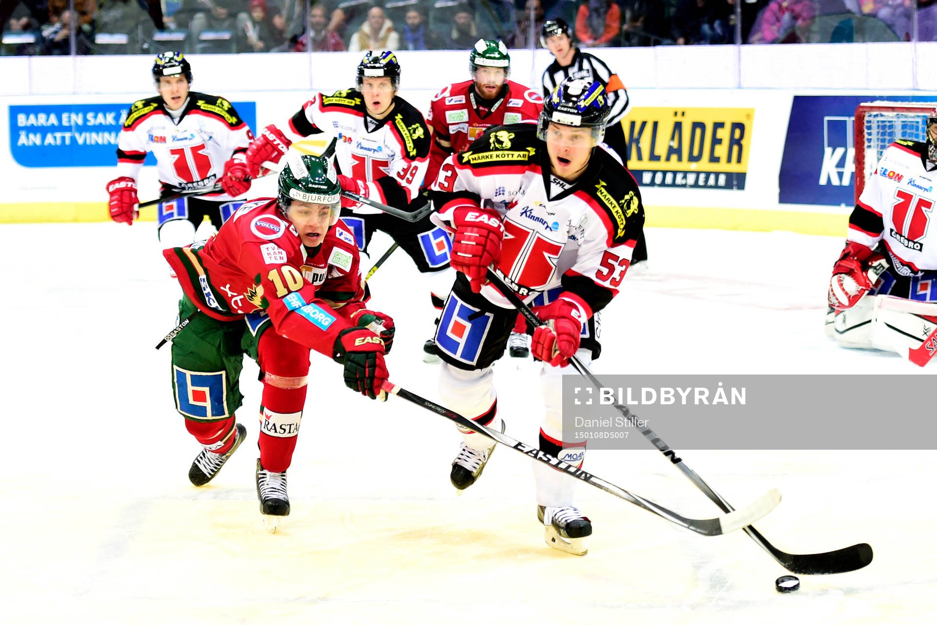 Frölundas Mattias Janmark och Örebros Bobbo Petersson