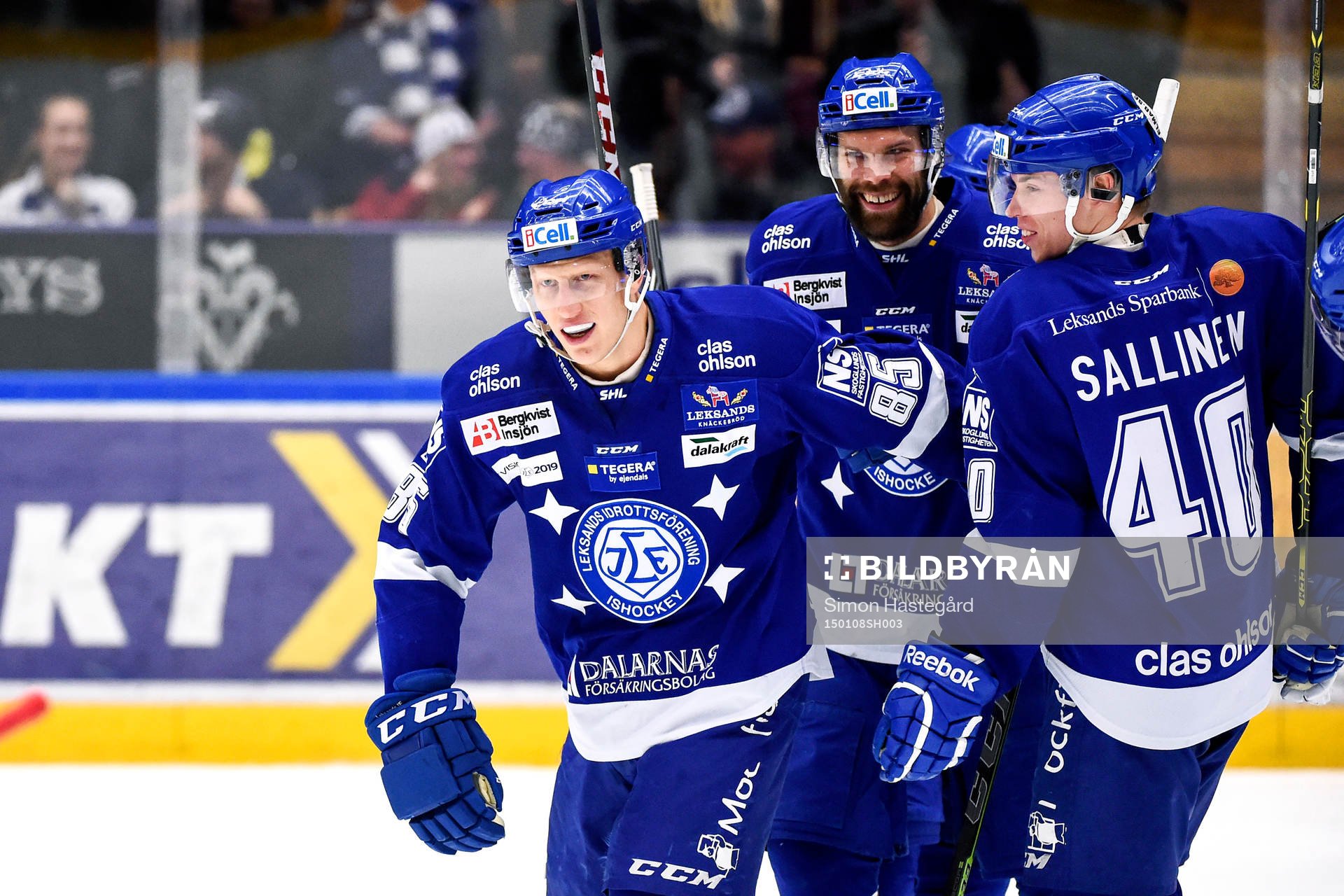 Leksands Toni Kähkönen, Eric Himelfarb ochTomi Sallinen