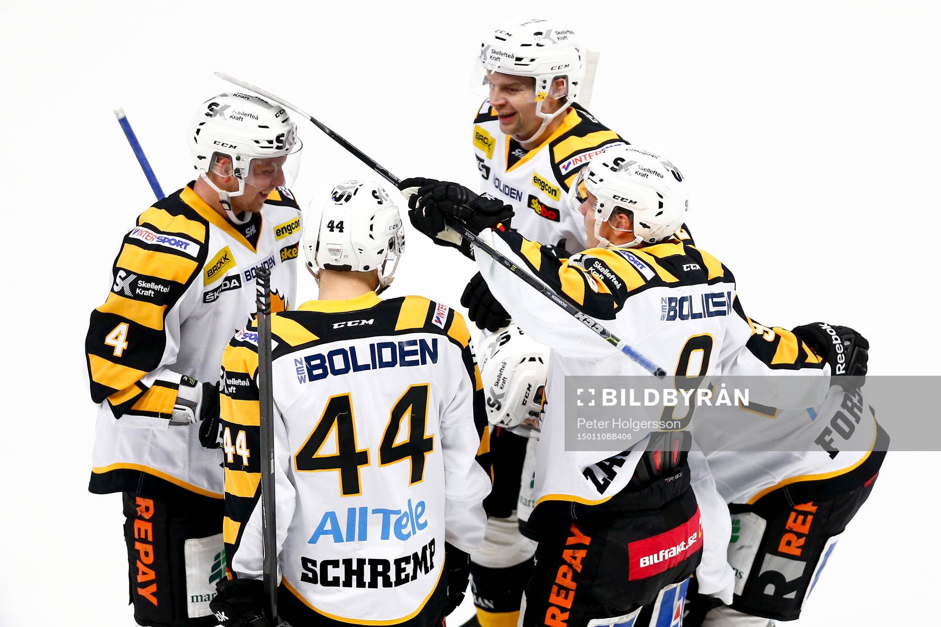 Skellefteås spelare jublar