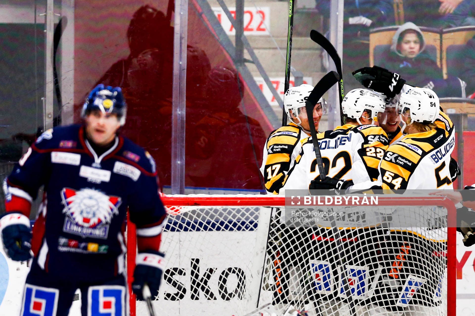 Skellefteås spelare jublar