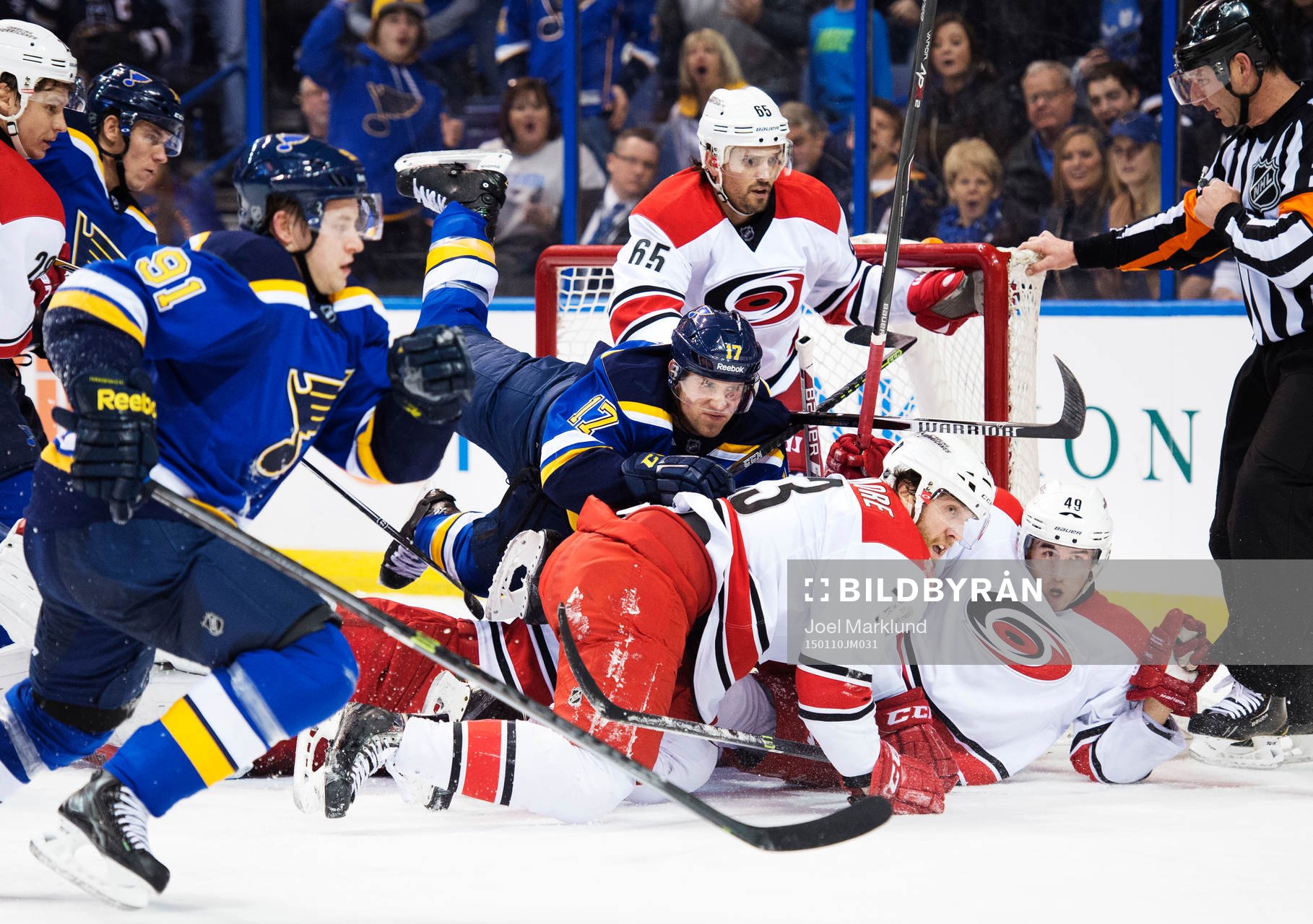 St Louis Vladimir Tarasenko och Jaden Schwartz utmanar