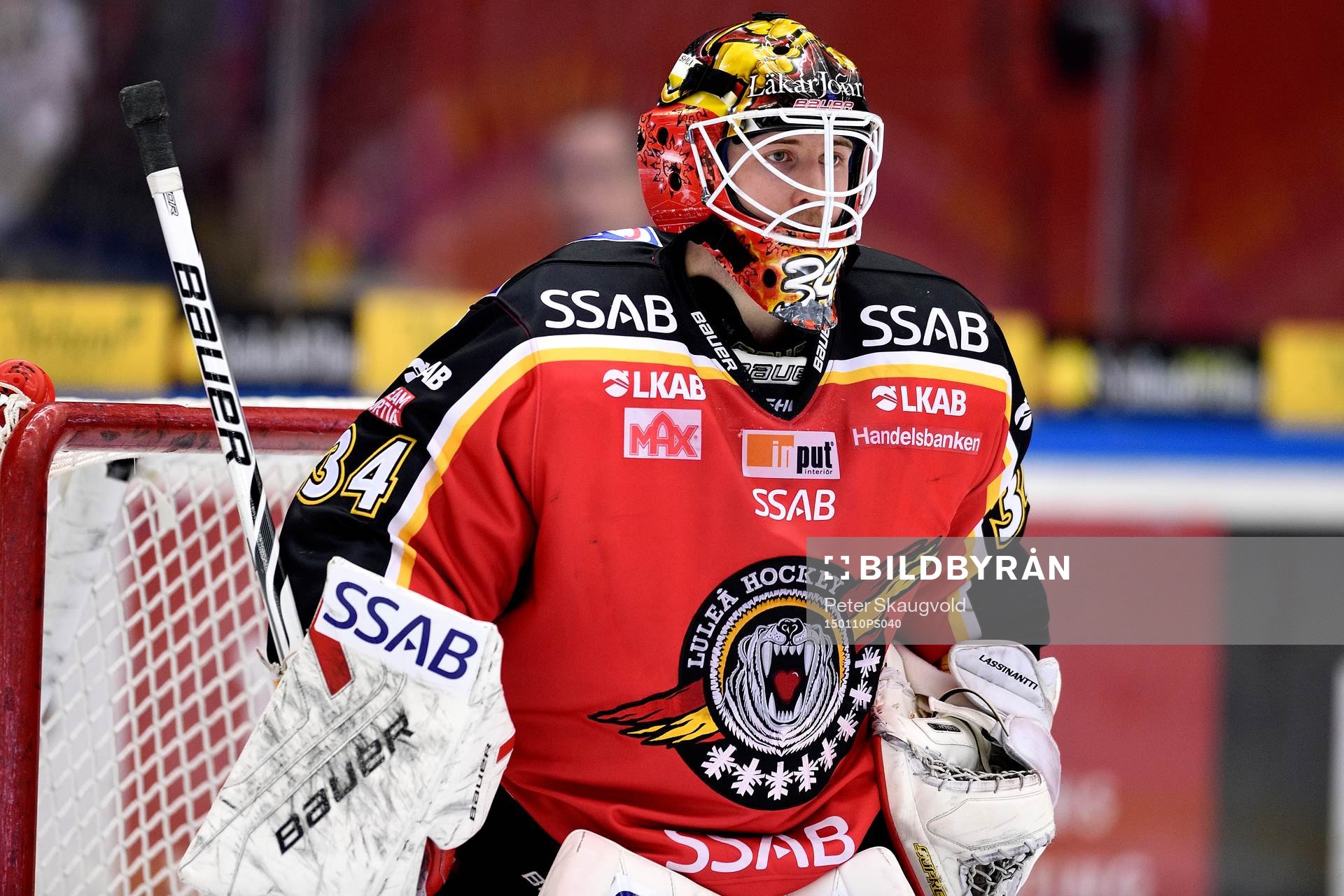 Luleås målvakt Joel Lassinantti