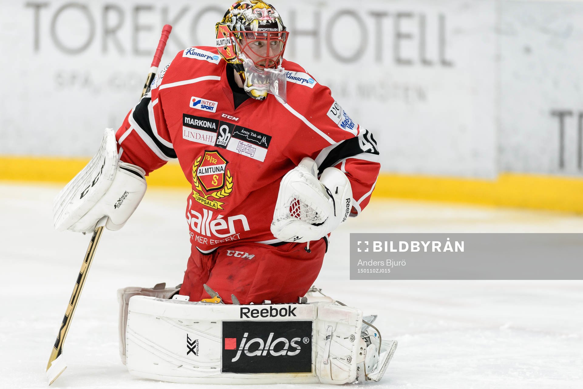 Almtunas målvakt Johan Holmqvist