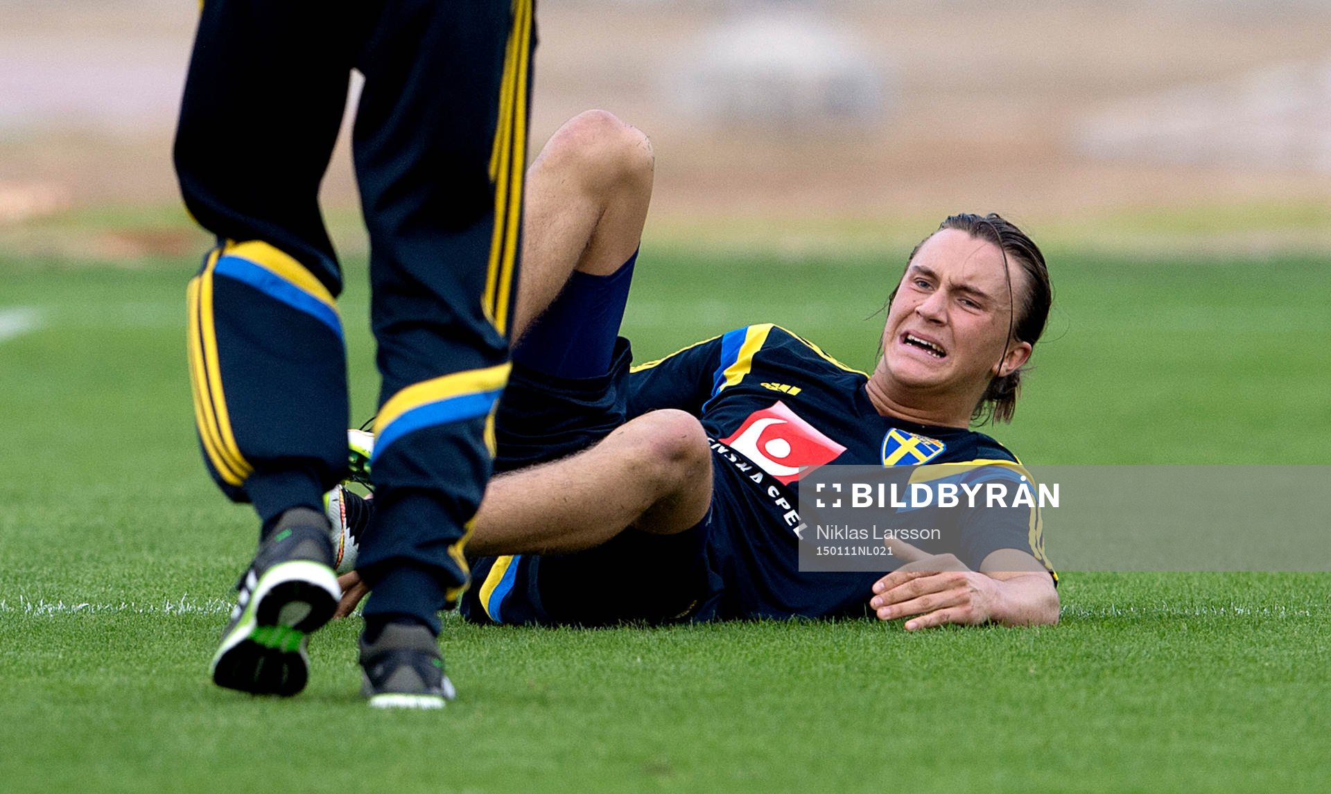 Kristoffer Olsson, Sverige skadade sig