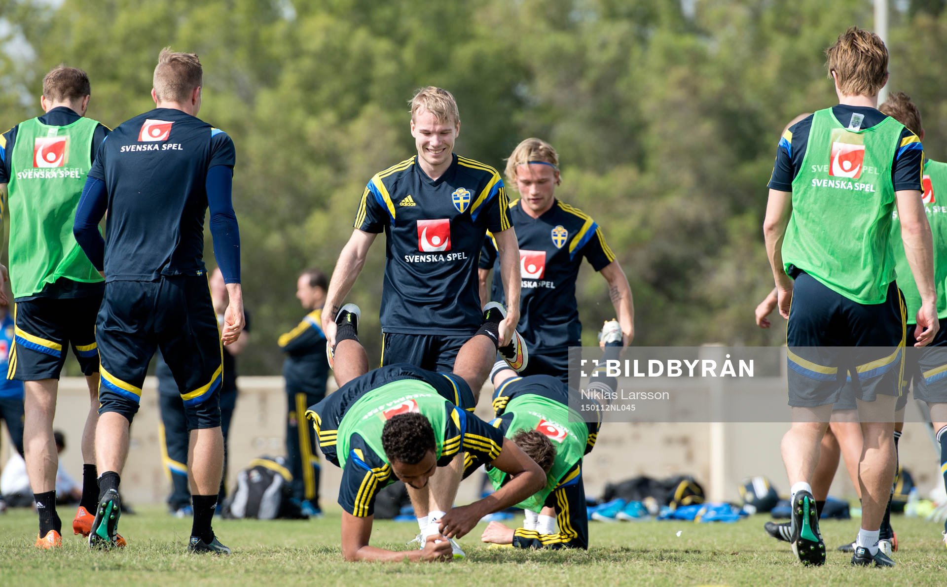 Sveriges Oscar Lewicki och Isaac Kiese Thelin